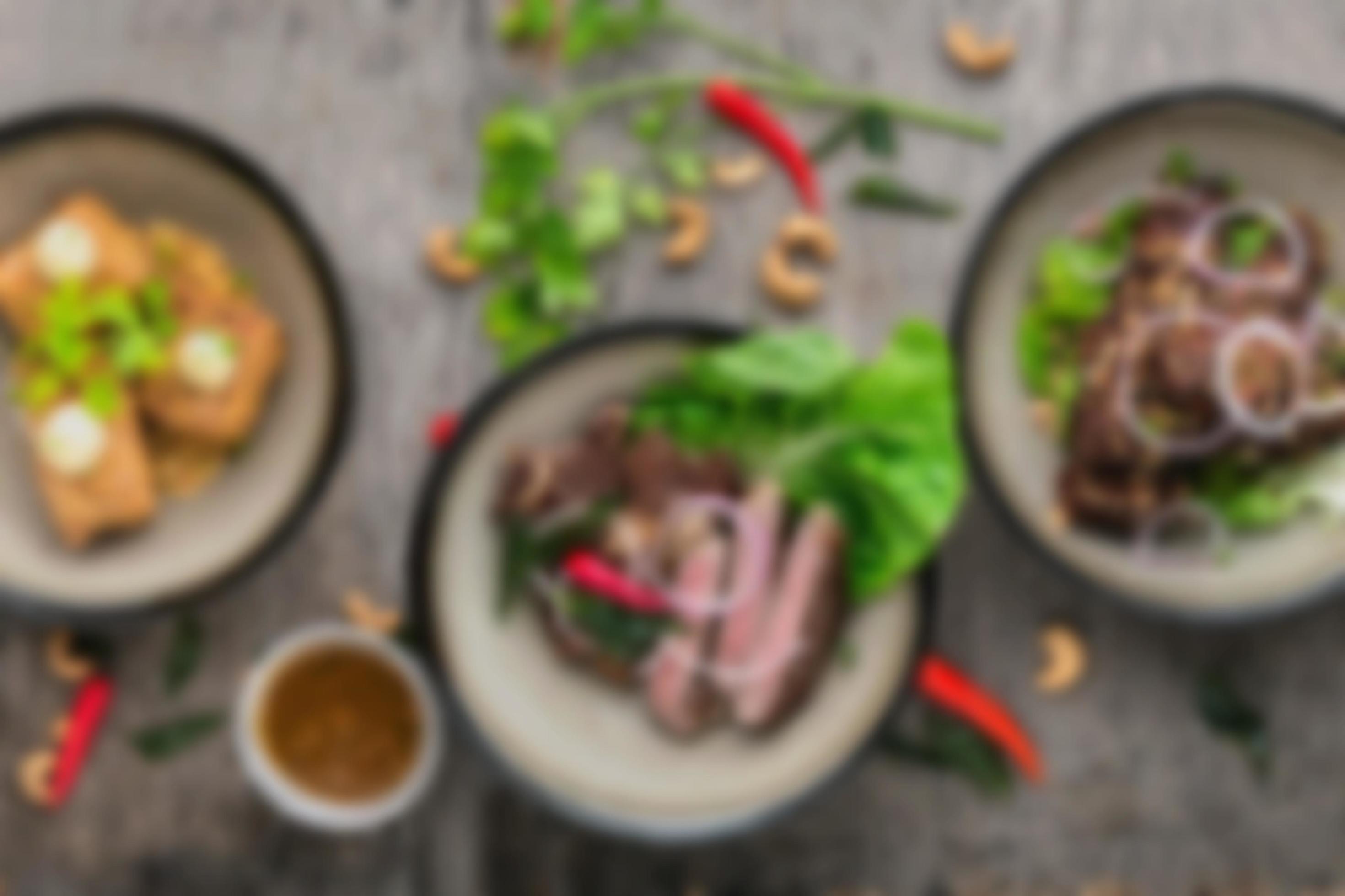 De Focused Abstract Background Of Meal Food Stock Free