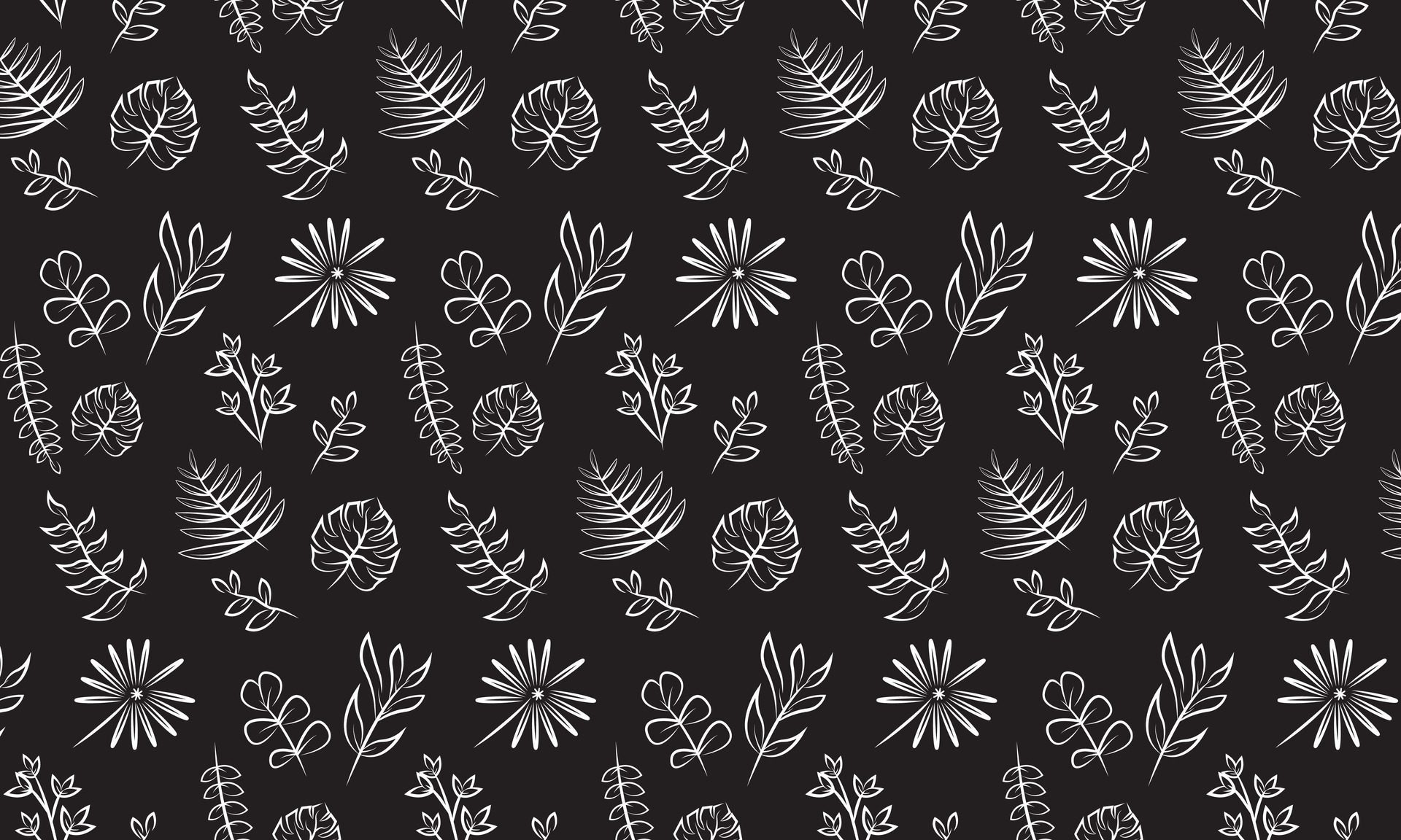 pattern with flowers with lines Free Vector