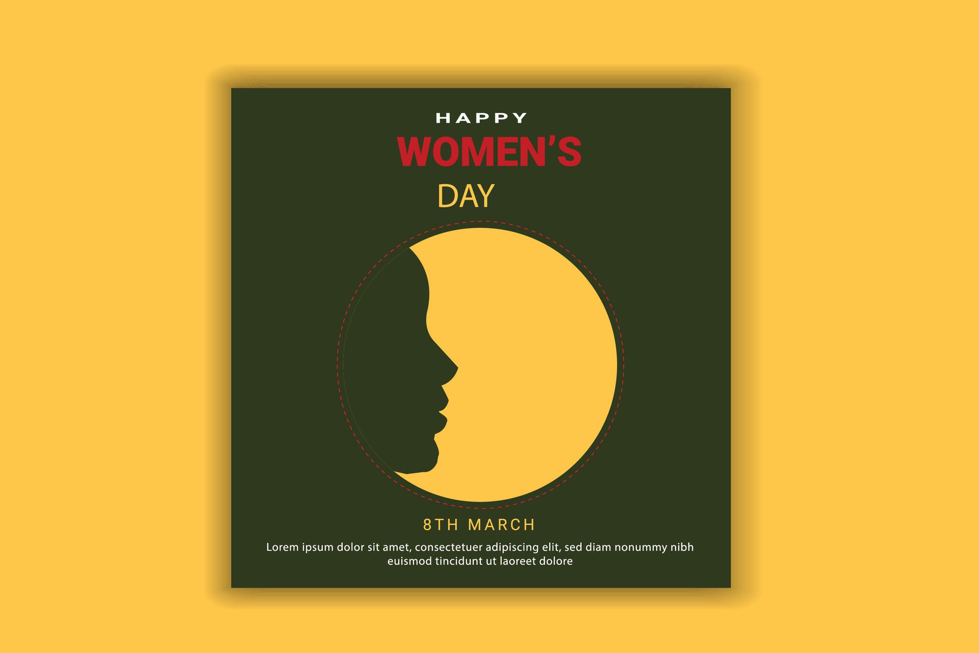 WOMEN’S DAY SOCIAL MEDIA POST ,BANNER DESIGN Free Vector