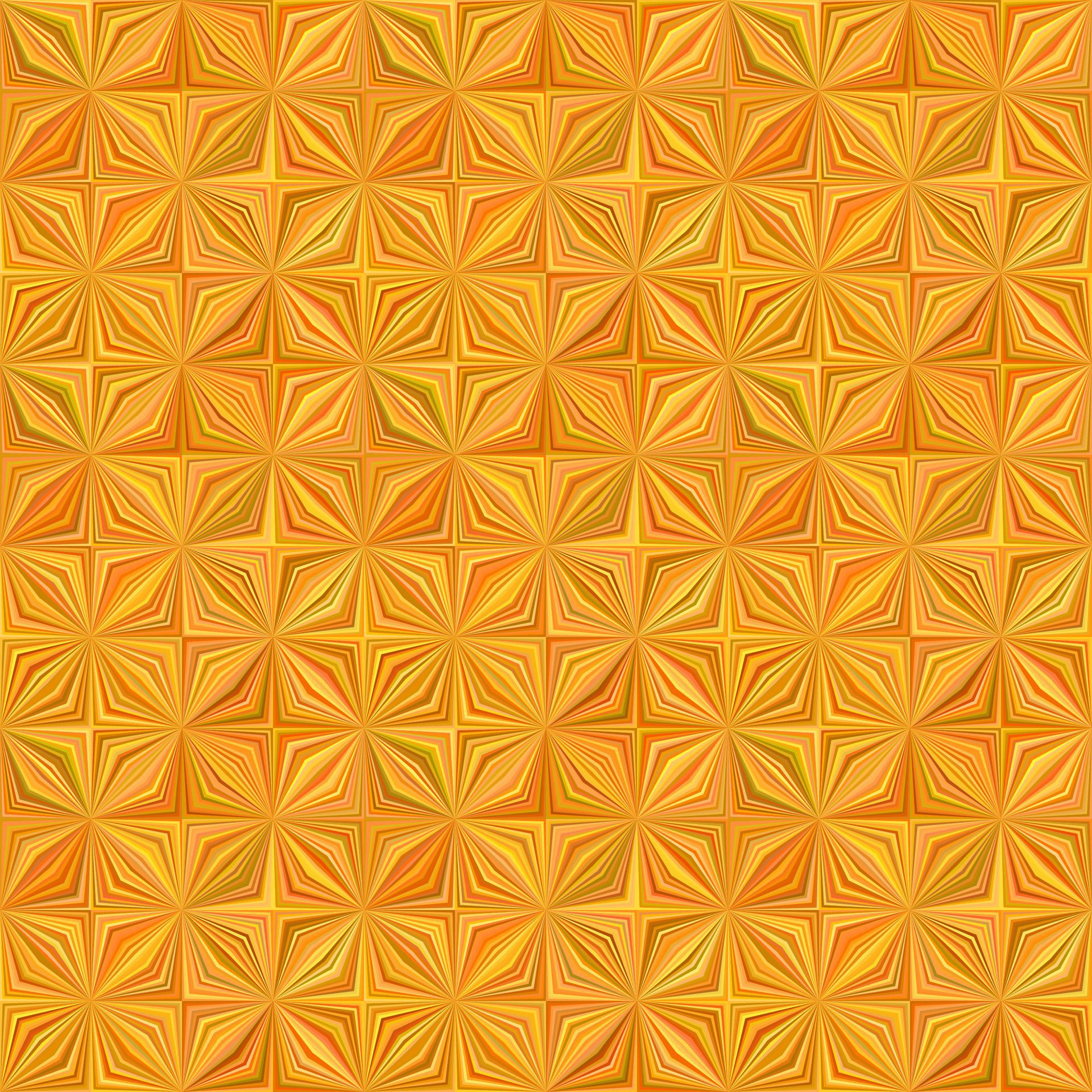 Orange seamless abstract striped shape pattern – vector mosaic background graphic Free Vector