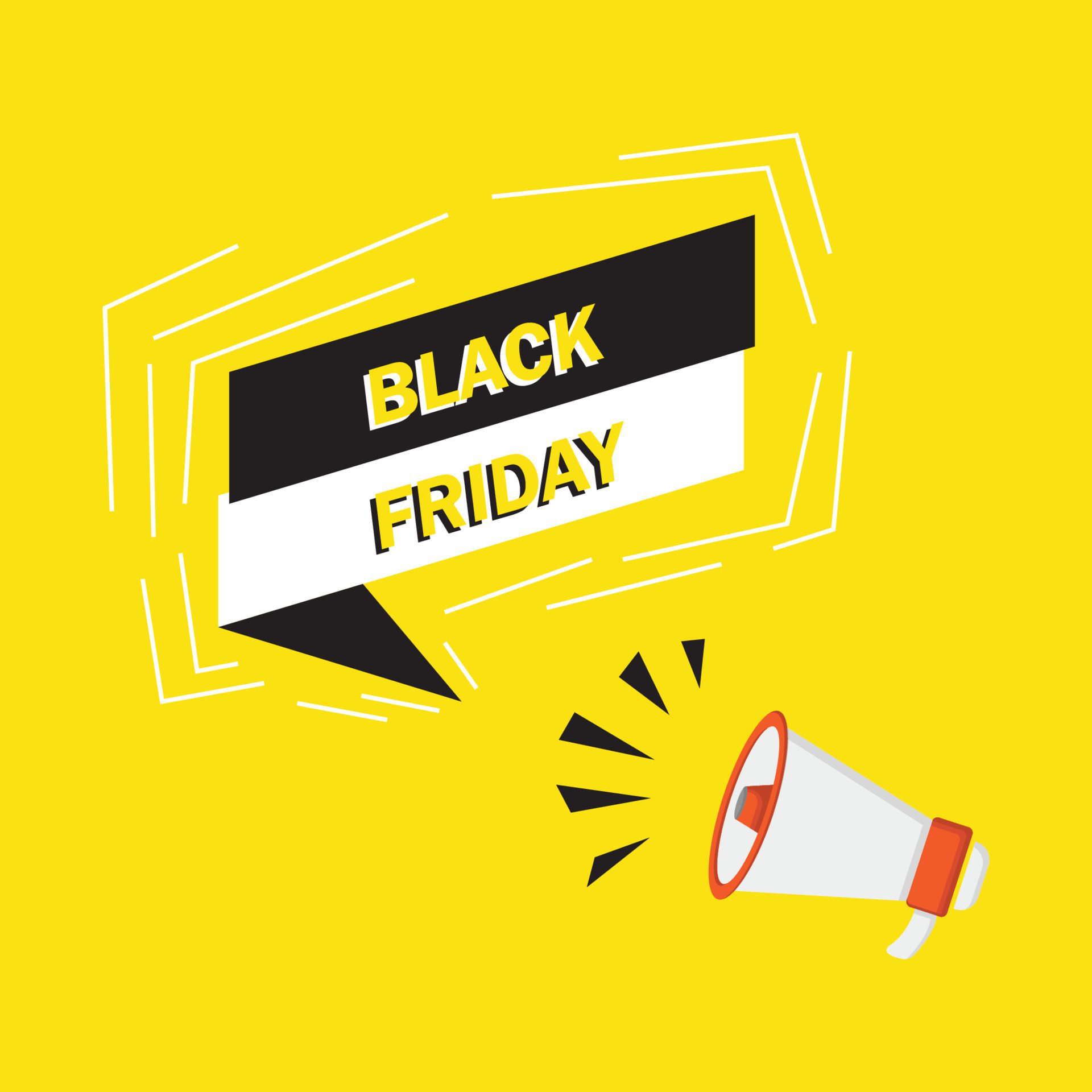 Black Friday sale Vector for poster, invitation, banner, promotion Free Vector