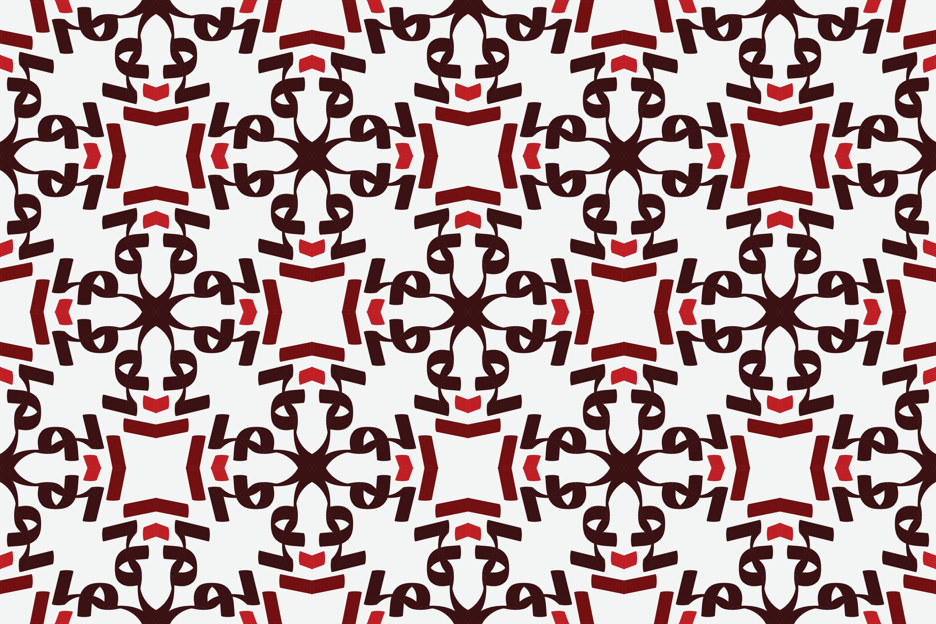 vintage seamless pattern with red and white color Free Vector