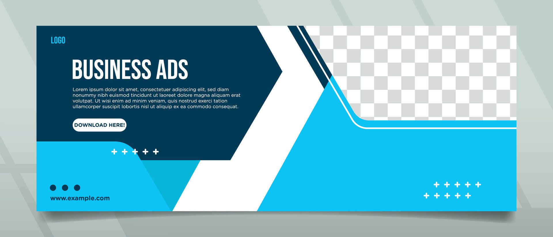 Creative and Simple Modern Style Banner Design Free Vector