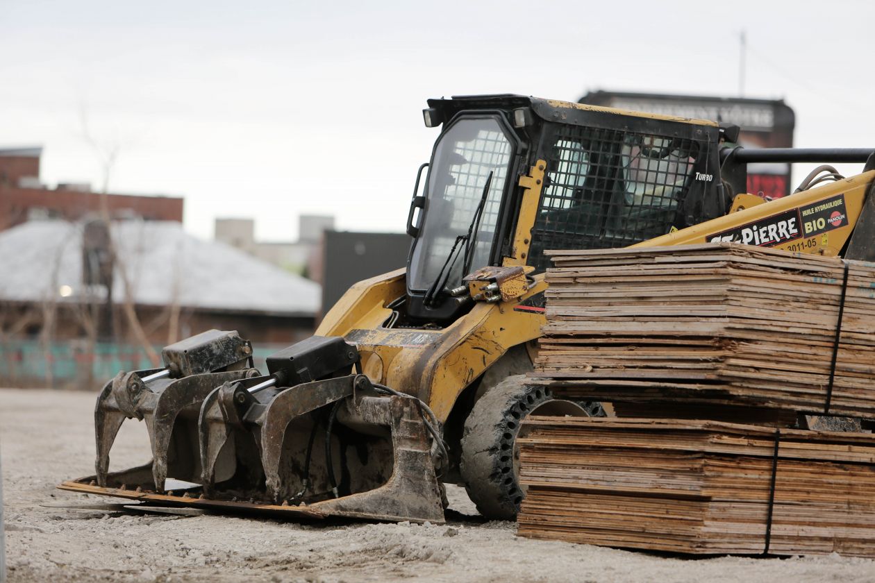 Backhoe loader Stock Free