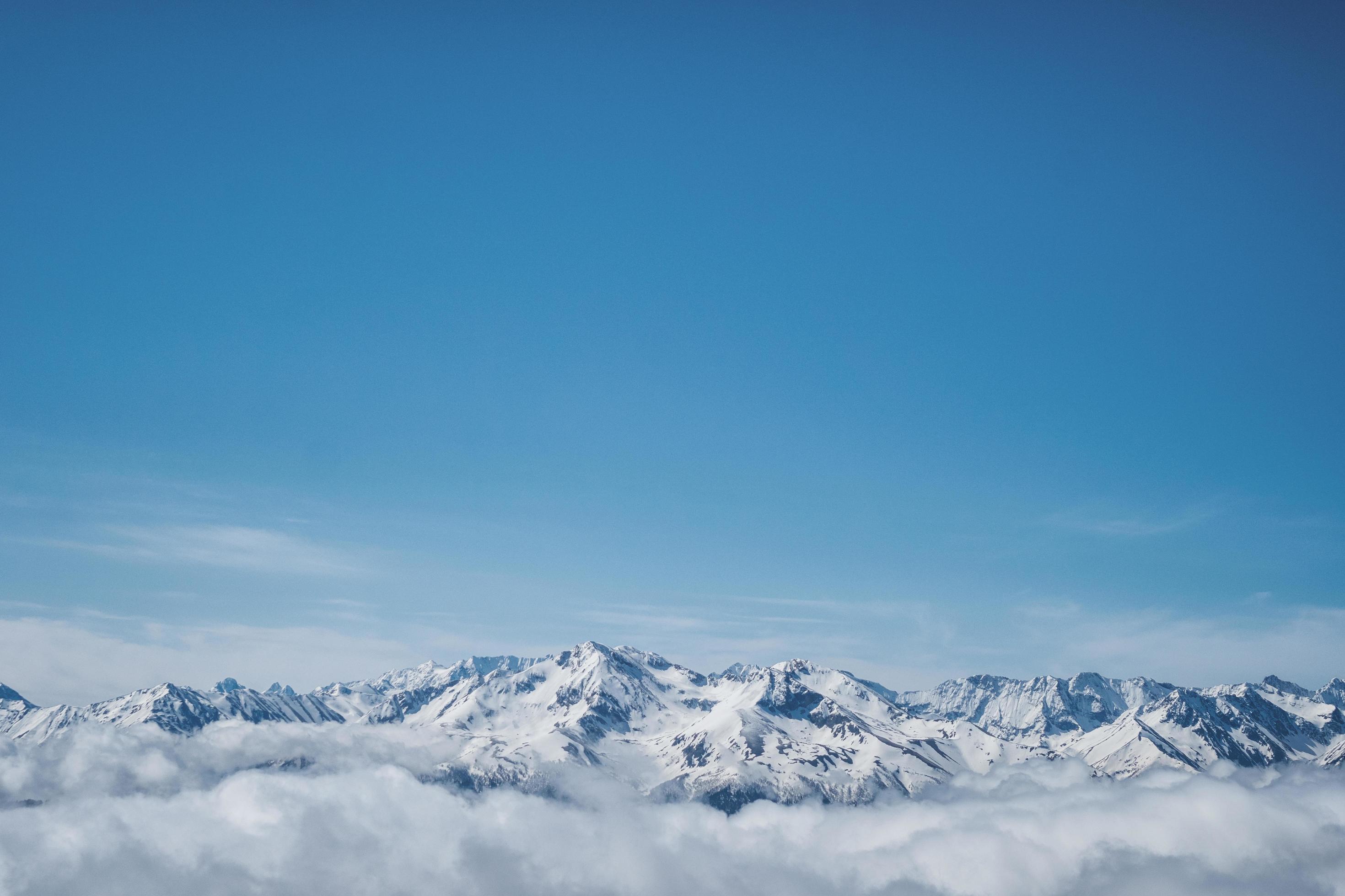 Beautiful view of mountain range in the Caucasian nature reserve. Stock Free