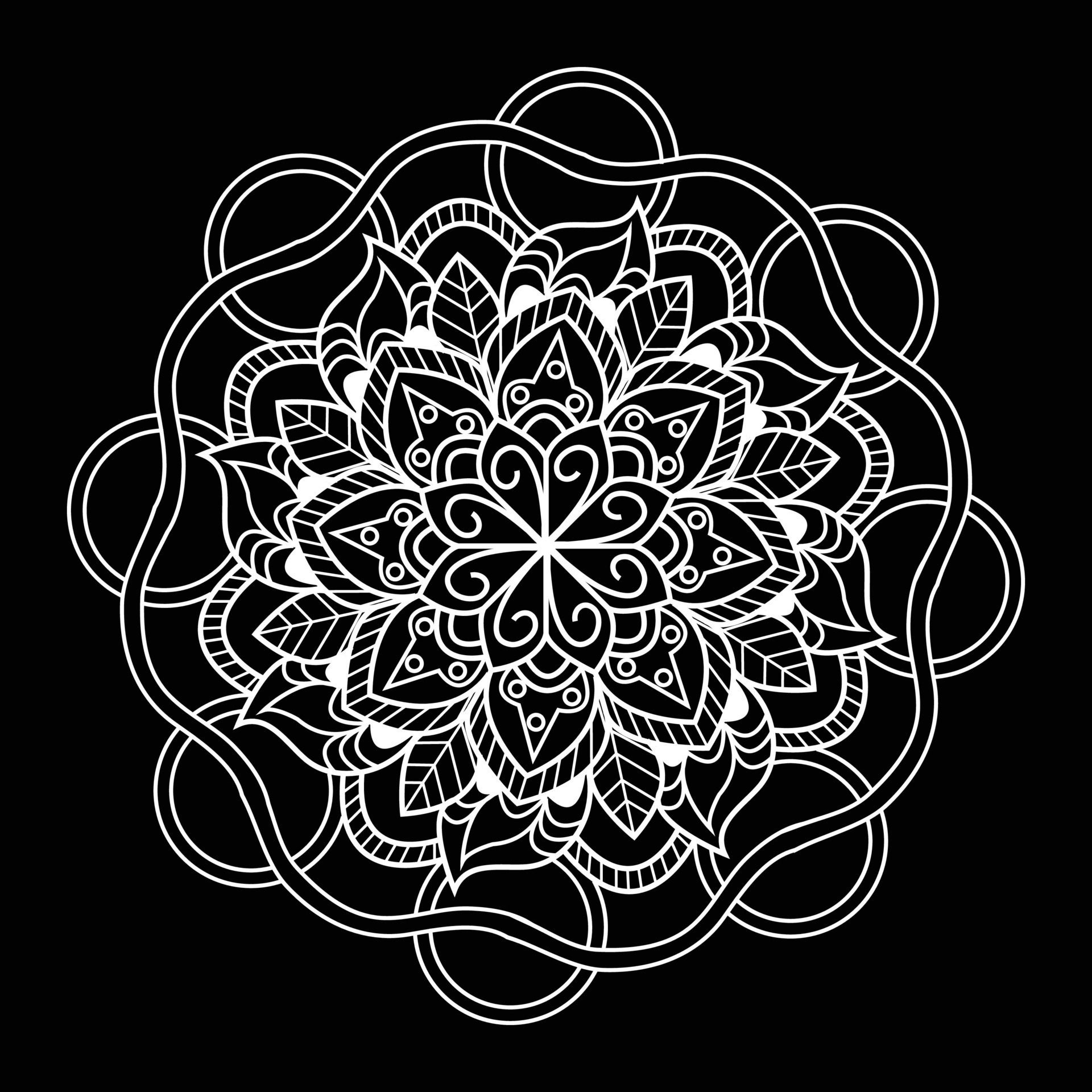 Easy creative mandala unique flower floral vector eps mandala patterns for free download Free Vector