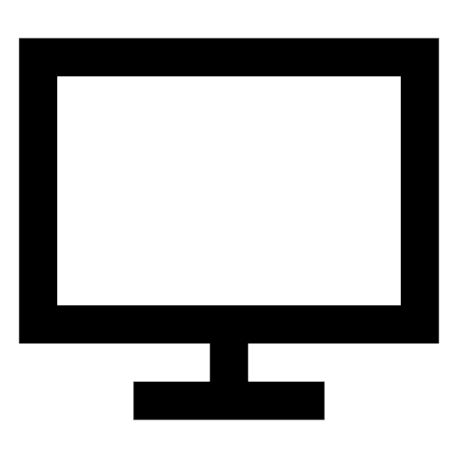 Monitor, computer, laptop icon