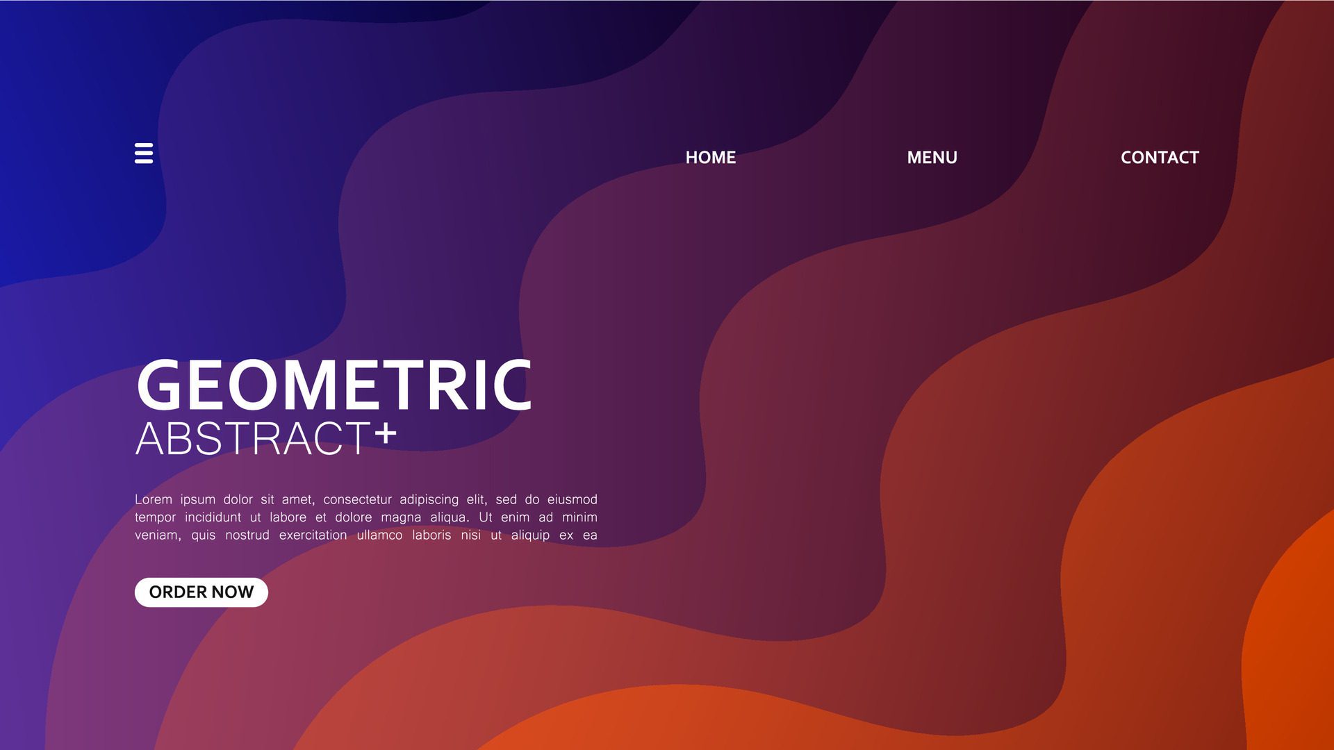 
									creative background abstract gradient geometric landing page design. illustration. banner brochure business template Free Vector