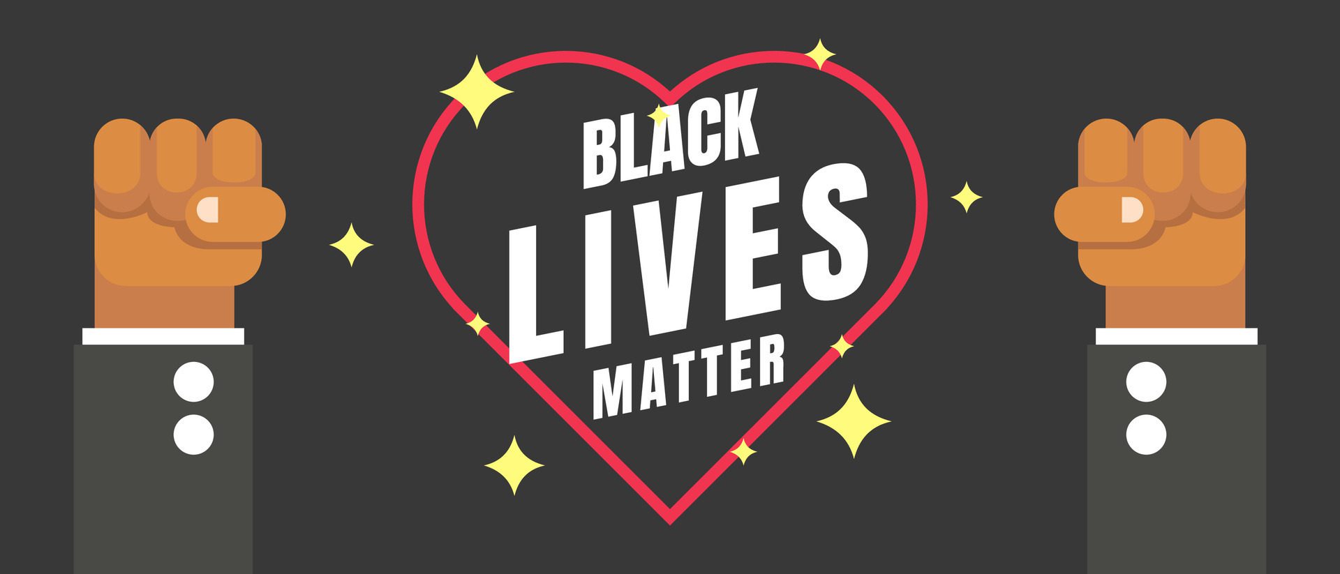 Black Lives Matter Banner Design Free Vector