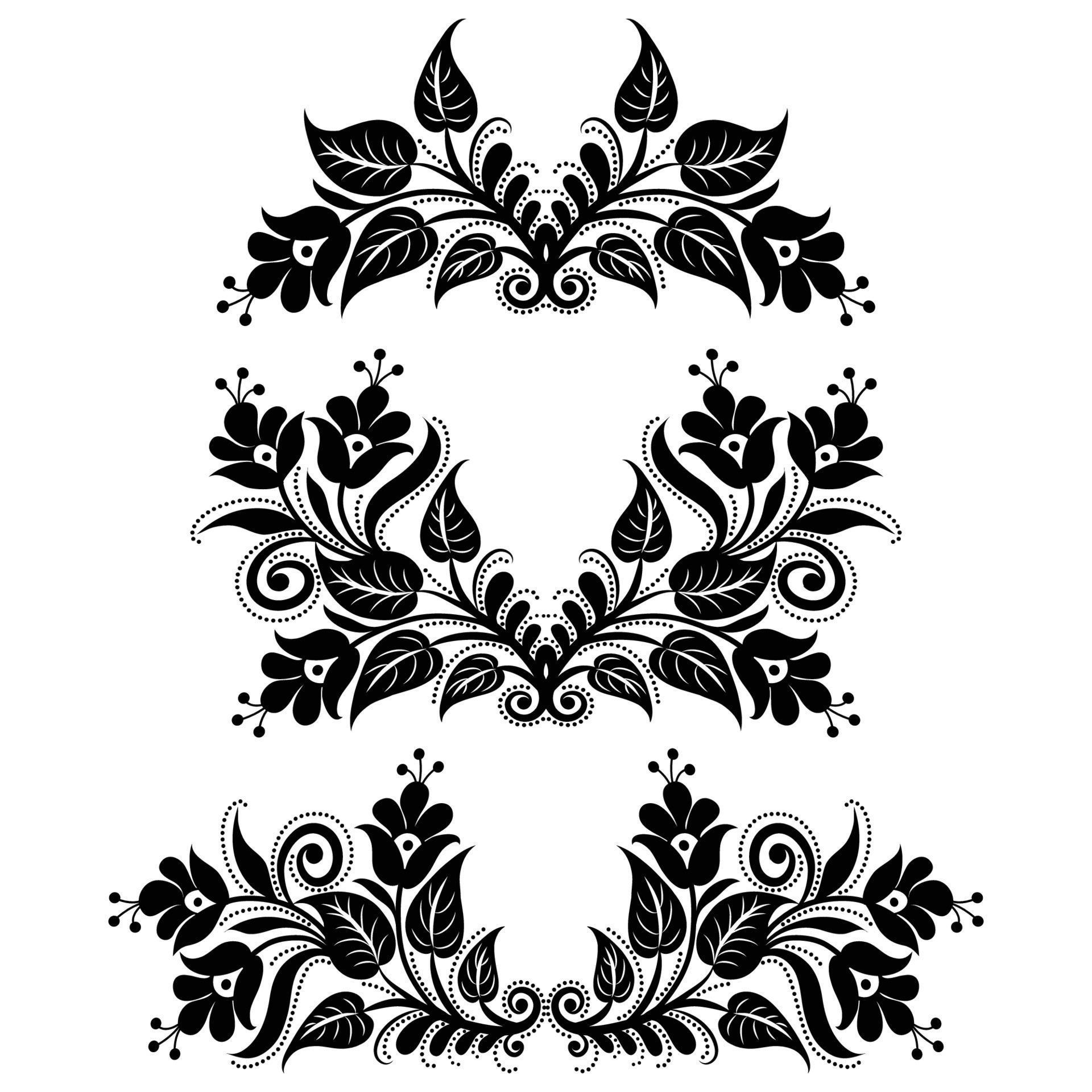 Flower pattern vector Stock Free