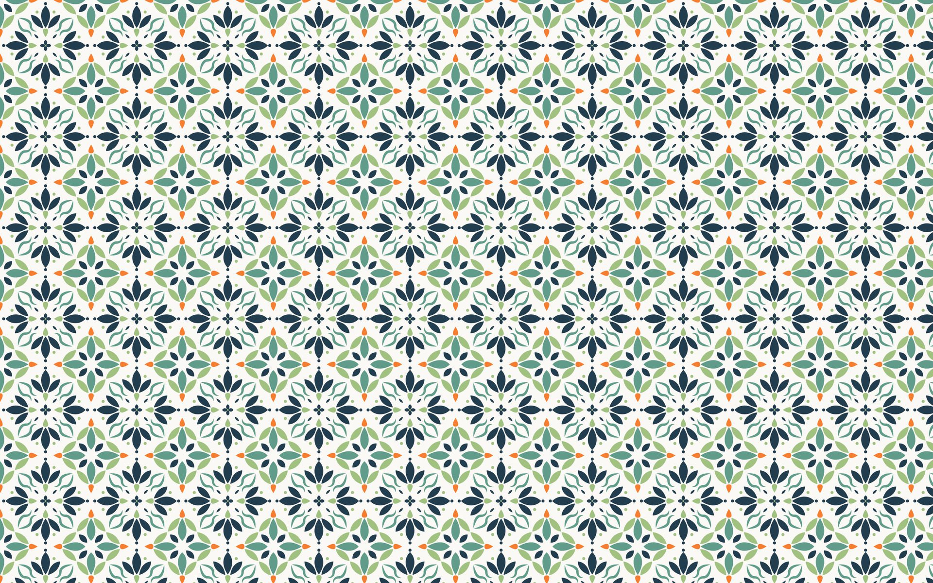 Soft Blue and Green Seamless Azulejo Floor Tile Oriental Vintage Seamless Pattern Floral Textures Free Vector