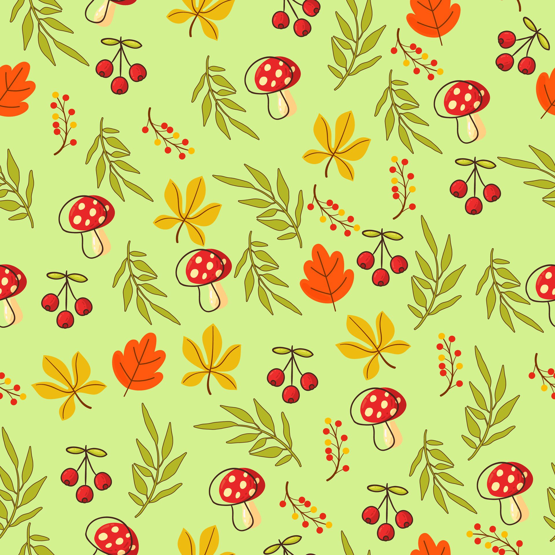 Beautiful seamless Floral pattern design Free Vector