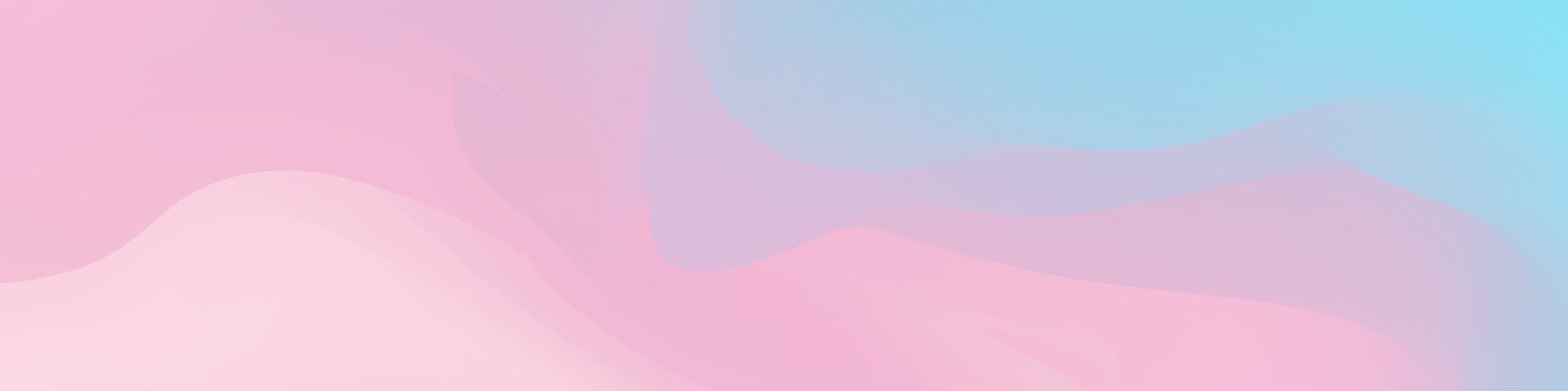 Calming pink and light blue mesh wave blur banner, ideal for web banners, social media posts, and projects desiring a tranquil background Free Vector