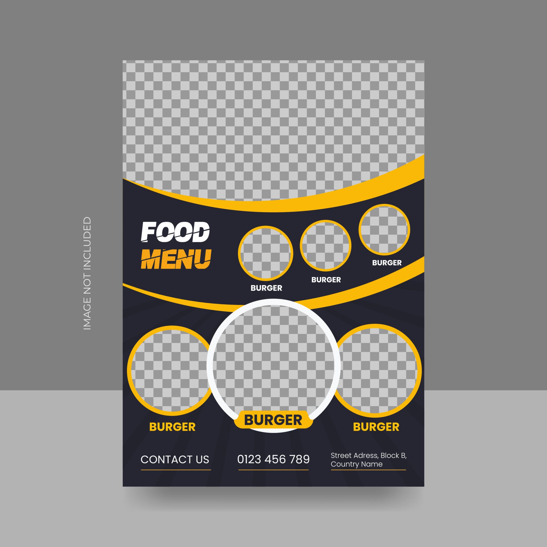 modern and creative food and restaurant social media post and web banner Free Vector