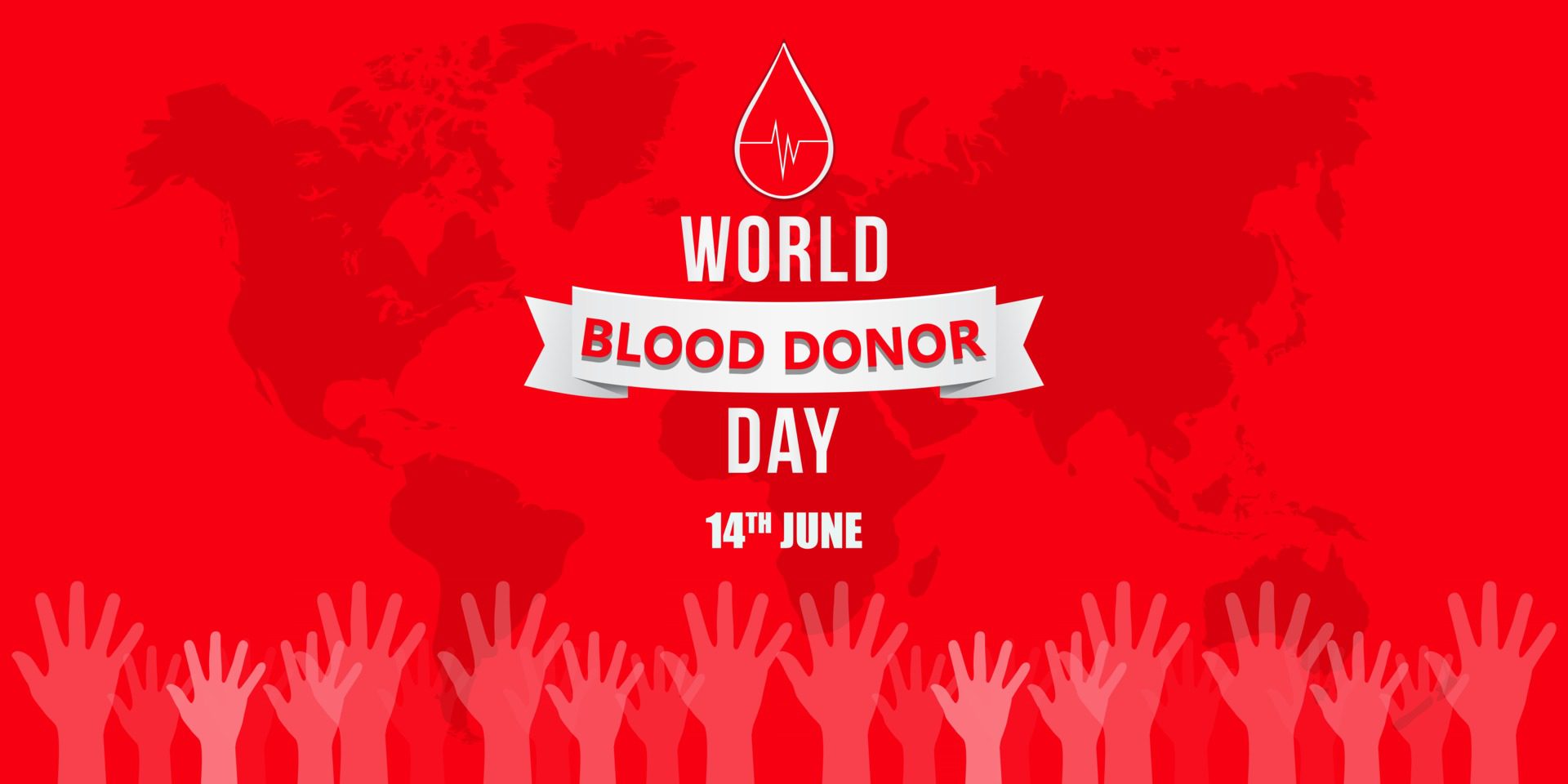 World Blood Donor Day vector illustration design Free Vector