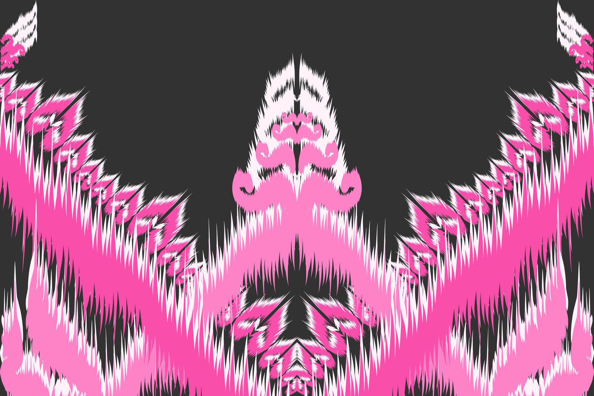 Bohemian Chic Handmade Ikat Fabric Pattern Unveiling Timeless Asian Tradition and Artistry. Free Vector