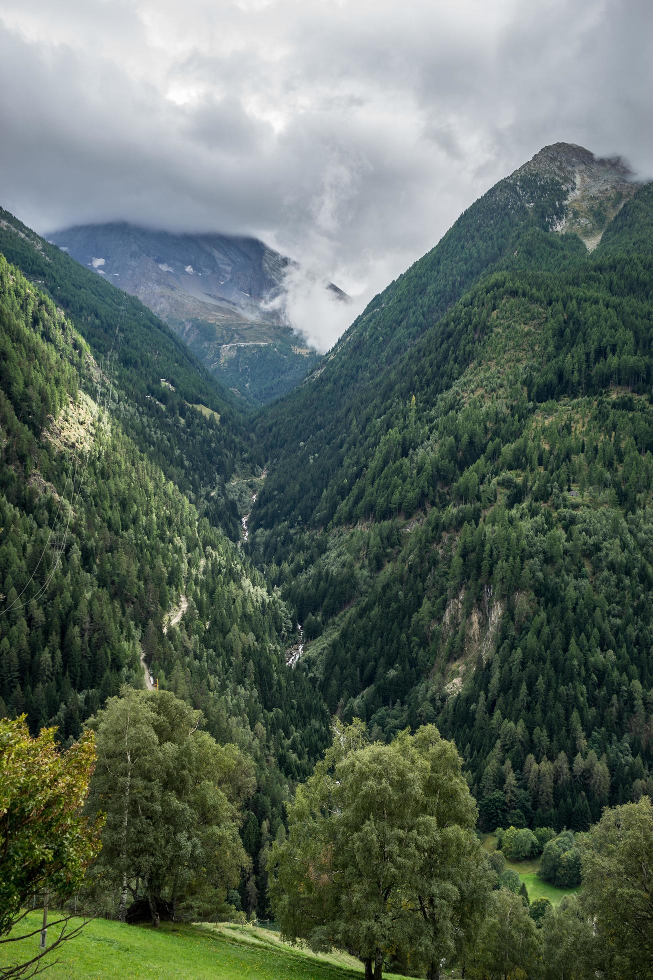 View from the Simplon Pass in Switzerland Stock Free