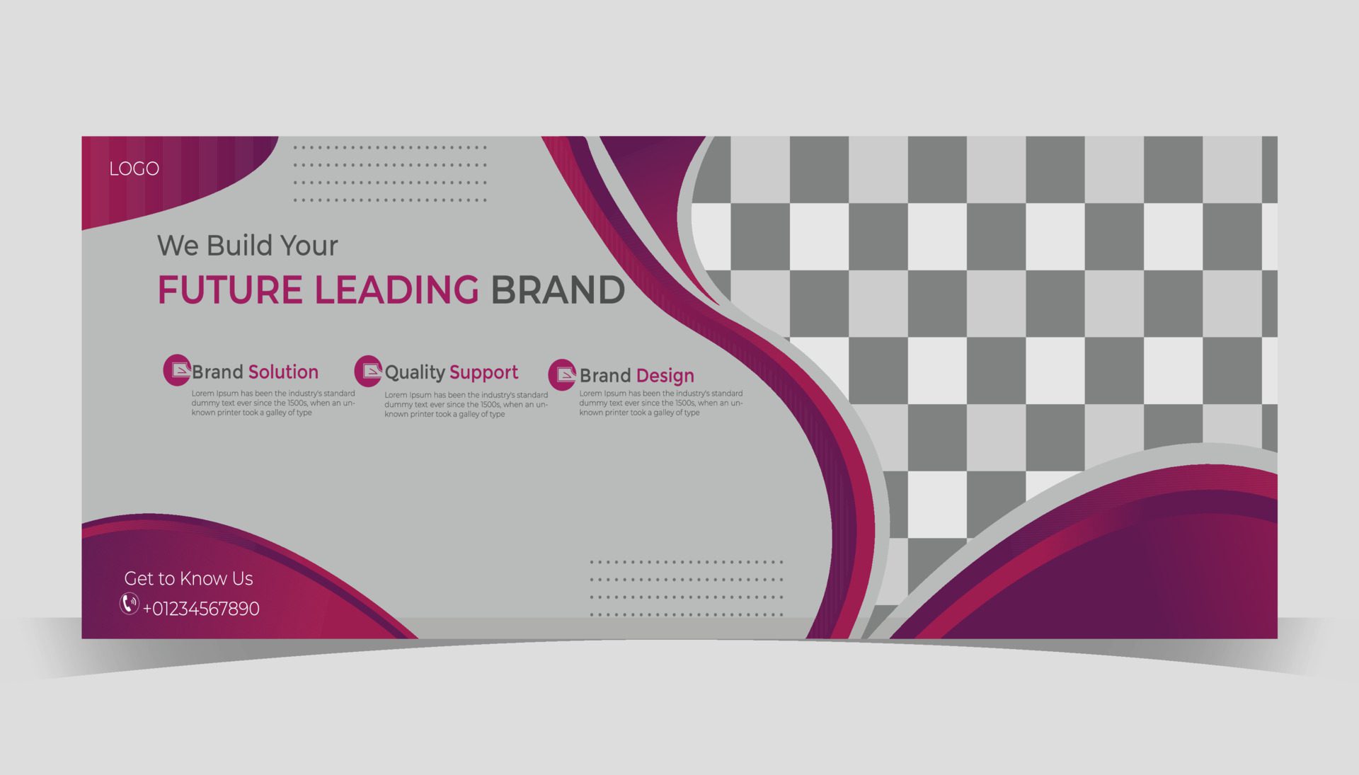 Corporate business facebook cover photo design template Free Vector