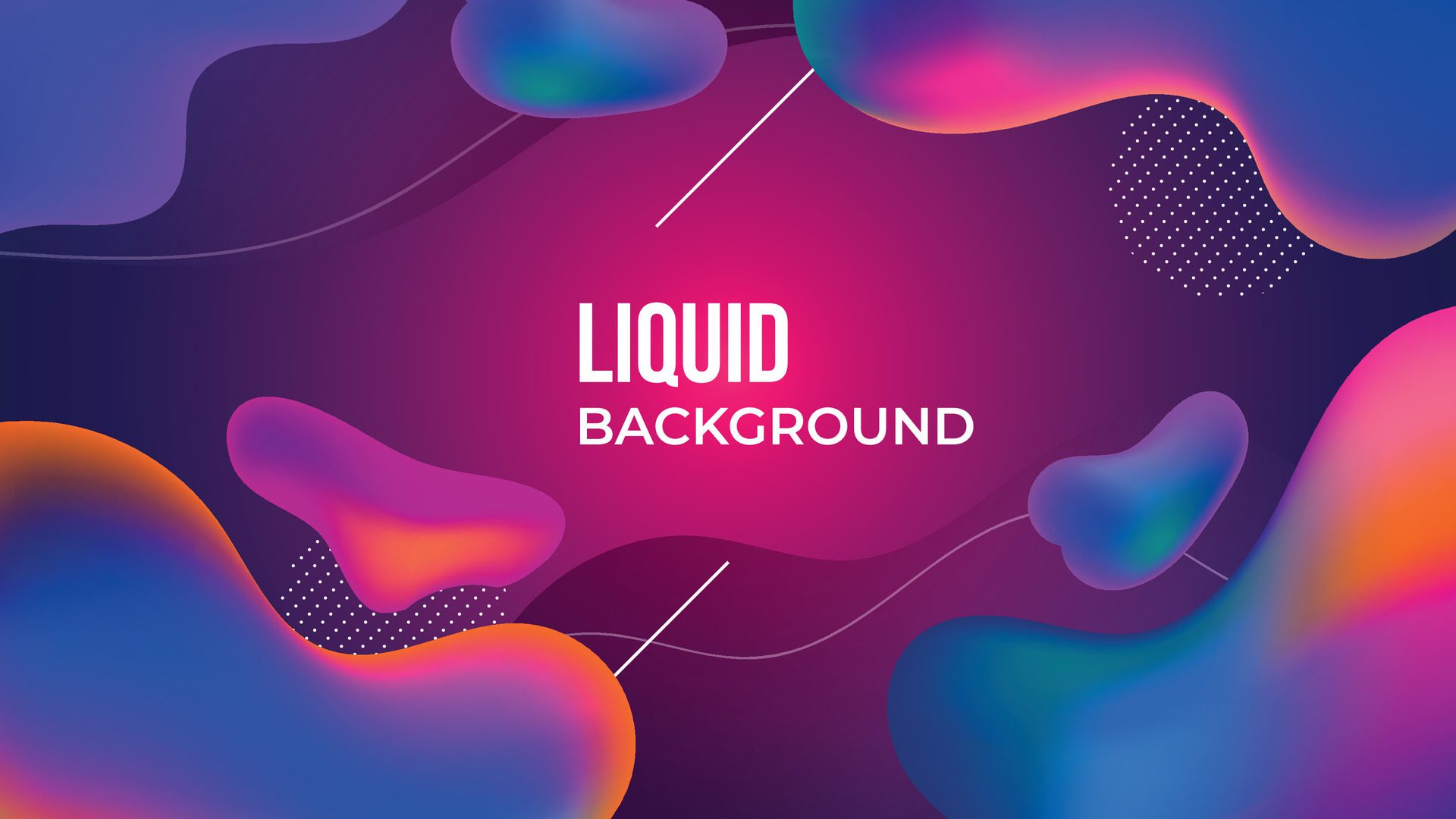 liquid banner background fluid mesh vector Free Vector