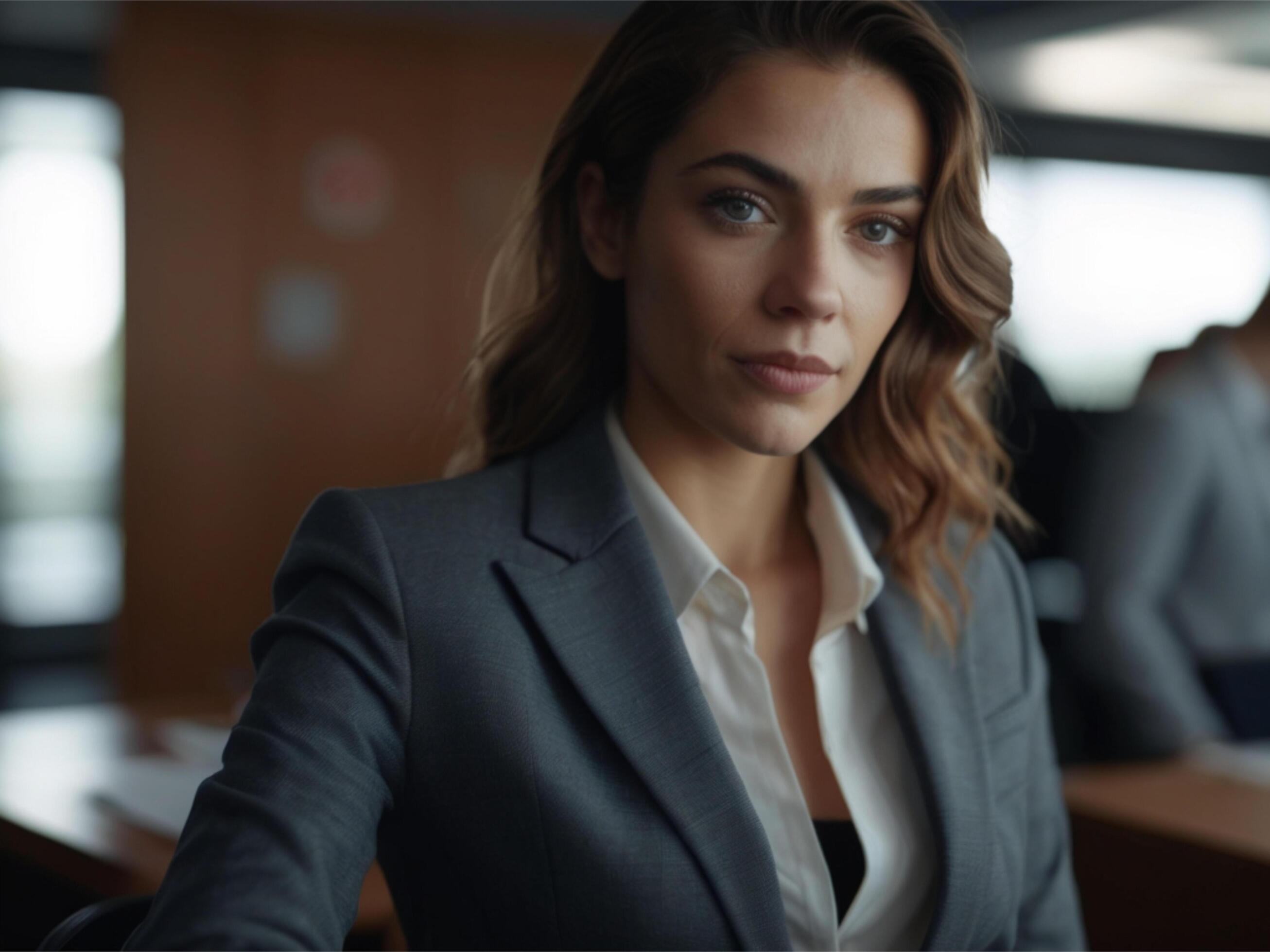 Business Woman in Stylish Suit Stock Free