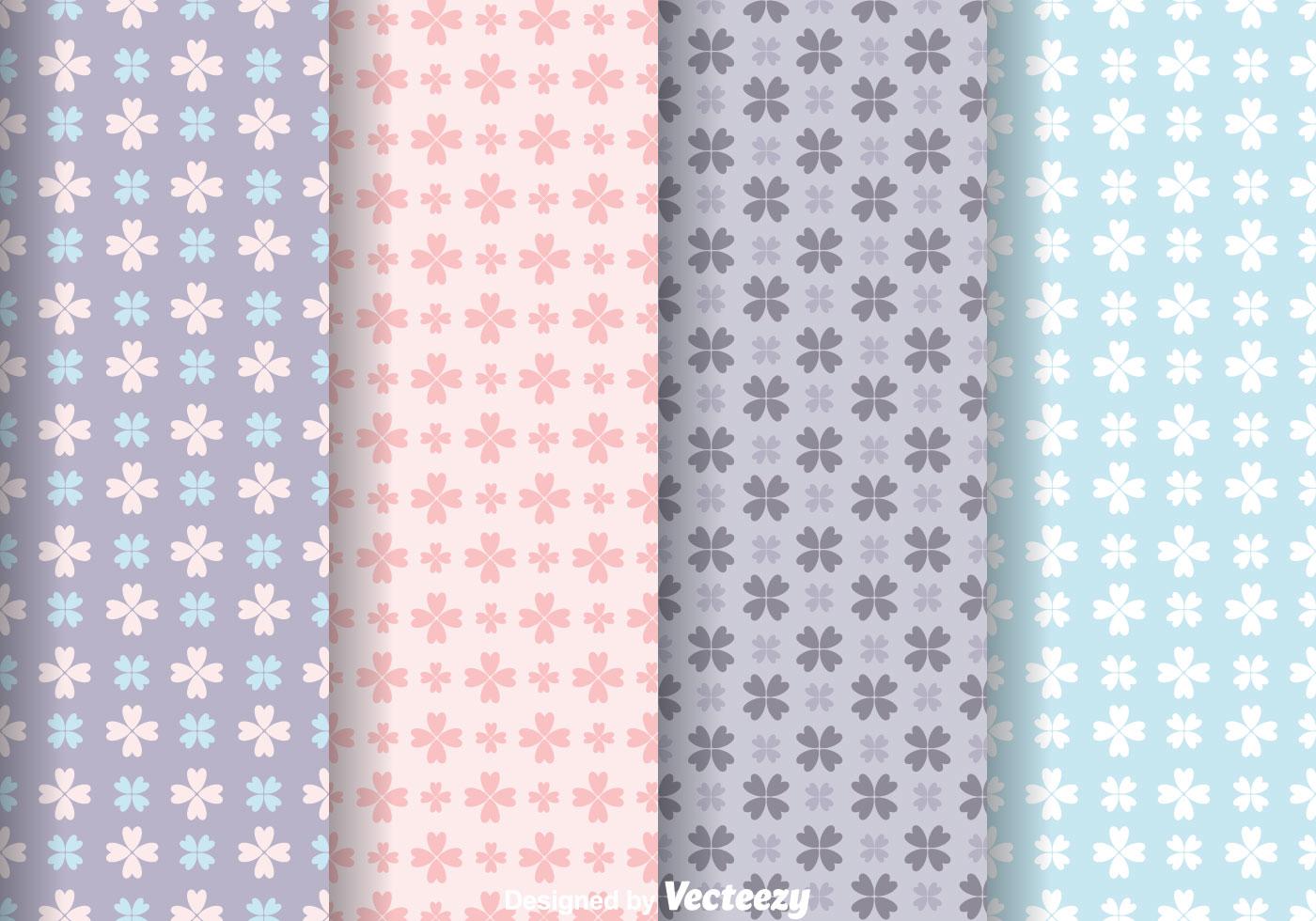 Love Flower Girly Pattern Vectors Stock Free and Free SVG