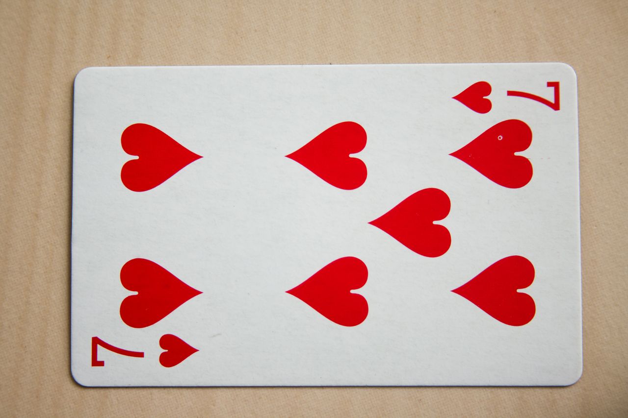 Seven Of Hearts Stock Free