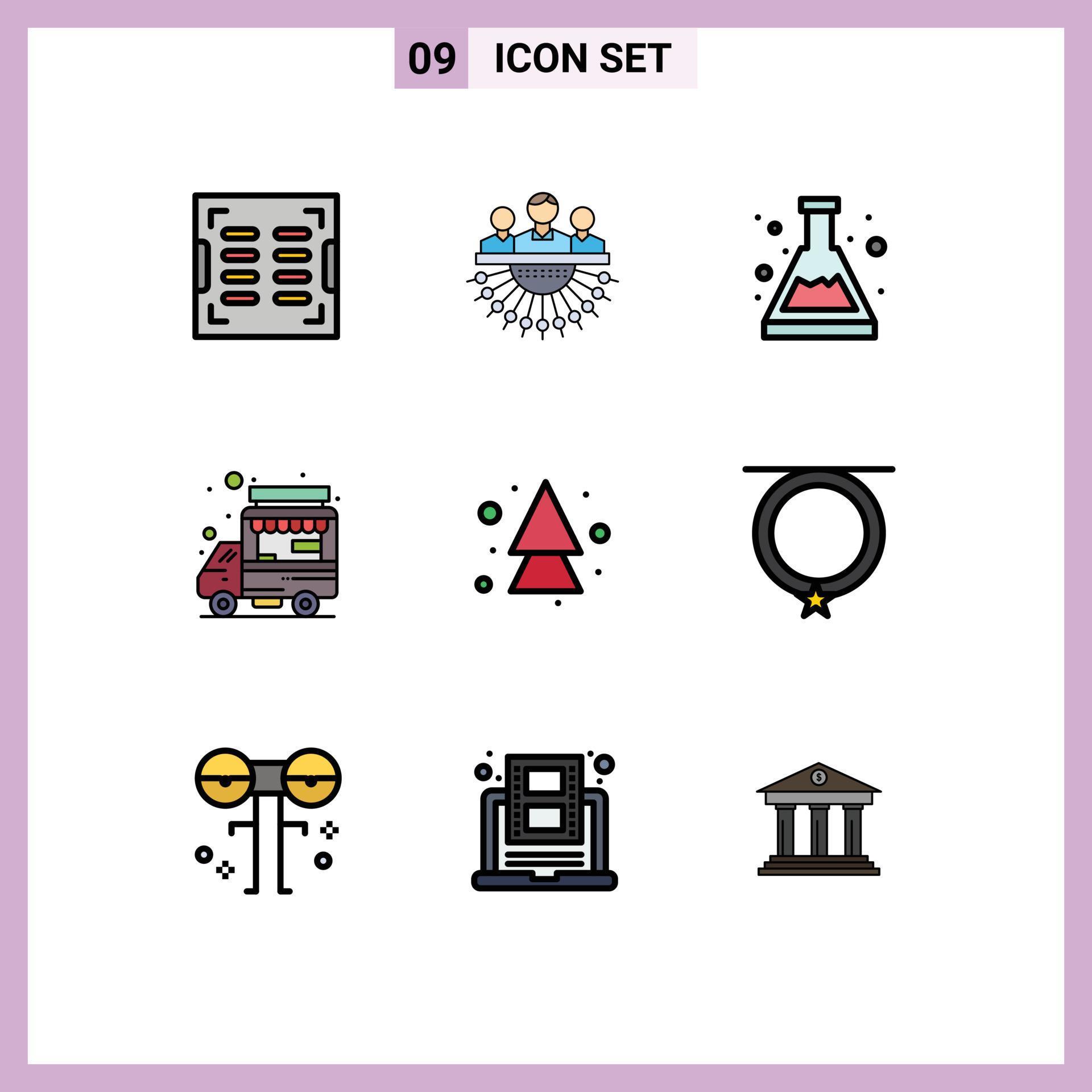 9 Creative Icons Modern Signs and Symbols of arrow truck outsource shop study Editable Vector Design Elements Stock Free