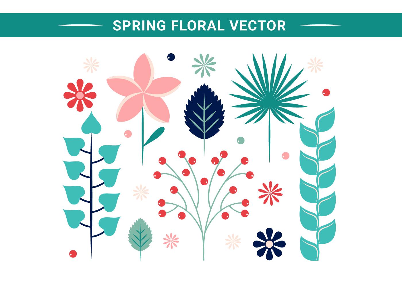 Free Spring Flowers Vector Design Stock Free and Free SVG