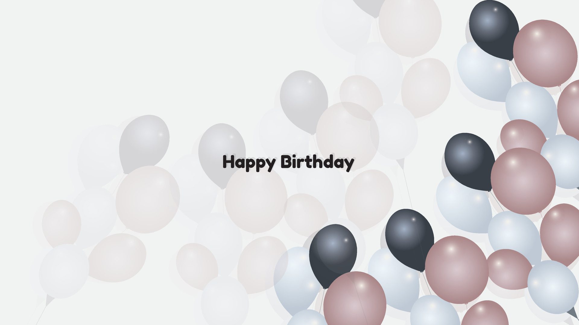 Happy Birthday background , aesthetic birthday background suitable for poster banner or gift card Free Vector