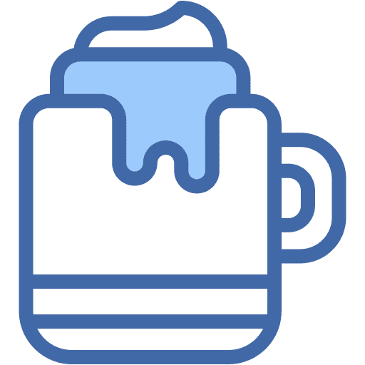 Hot, chocolate, cocoa icon