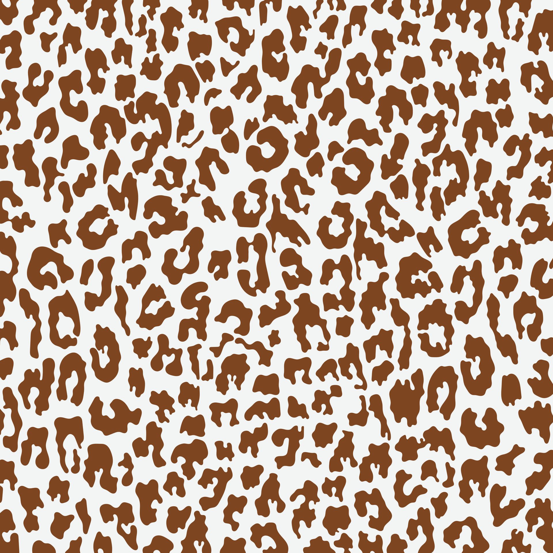 Abstract animal skin leopard, cheetah, Jaguar pattern design. Brown and white print pattern camouflage background. Free Vector