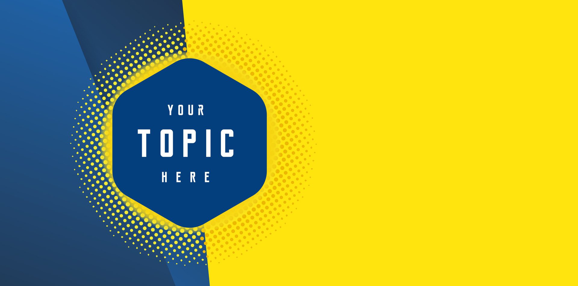 A yellow and Blue banner in abstract background, used for Sale banner template design and bright poster with Big sale special offer Free Vector