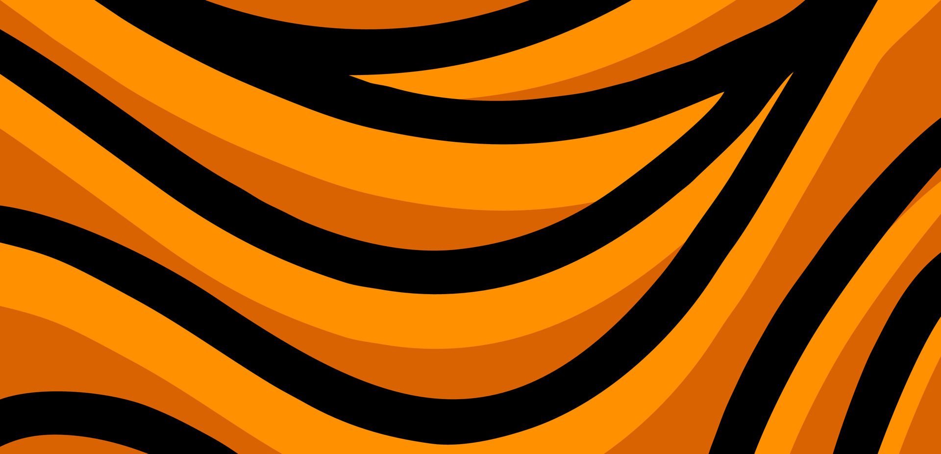 orange abstract stripe background banner, modern and trendy design Free Vector