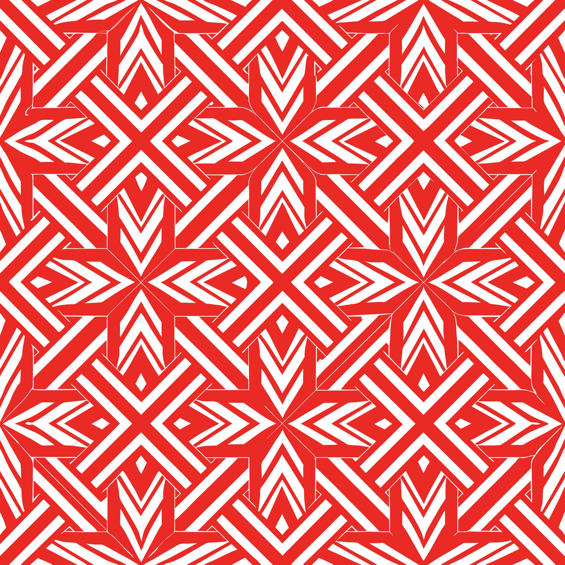 a red and white geometric pattern Free Vector