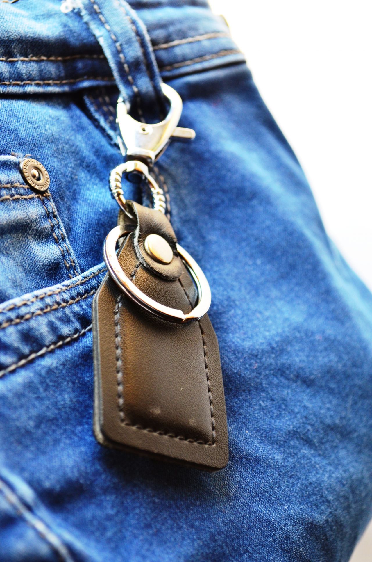 Jeans Key Holder Stock Free