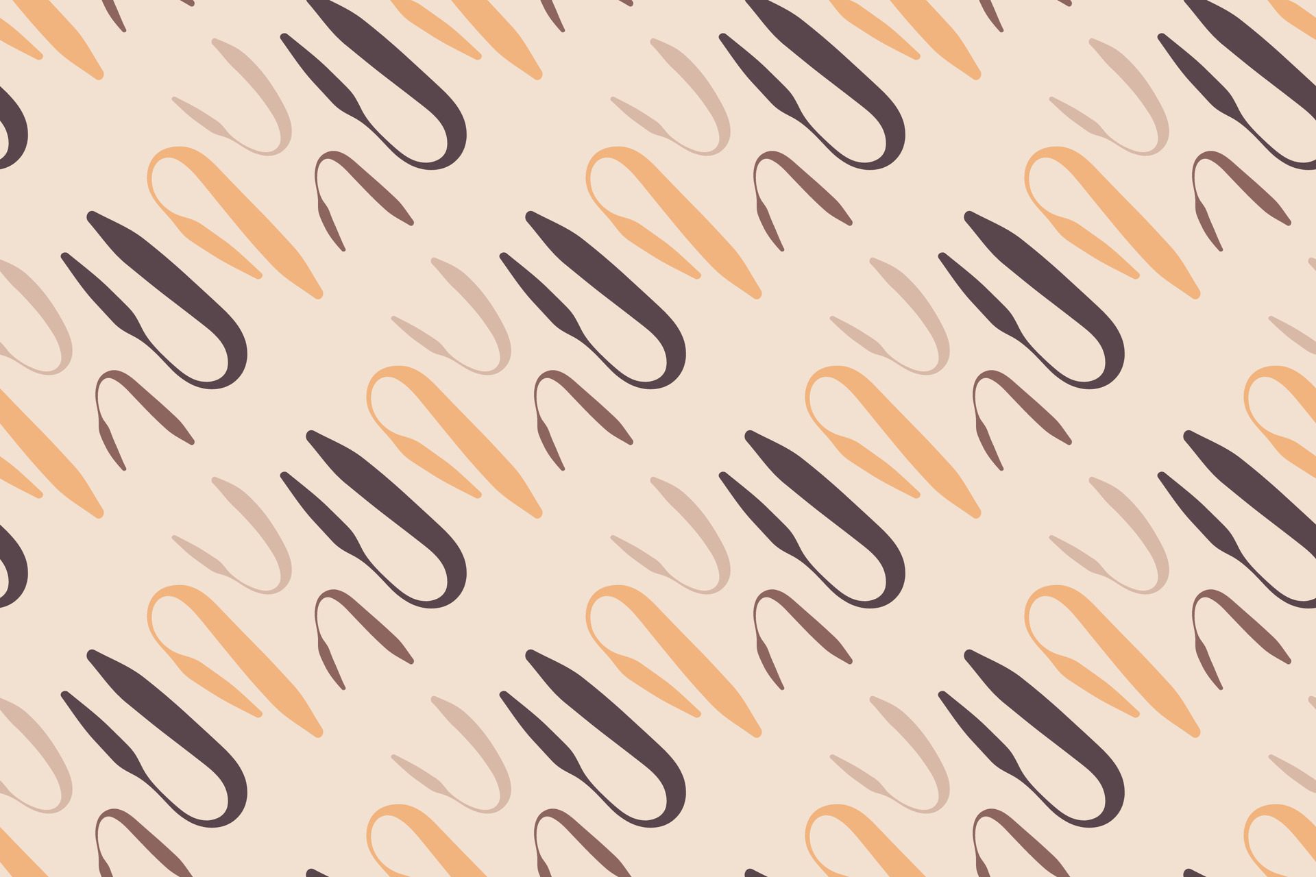 Vector Seamless Abstarct Pattern with brush effect Free Vector