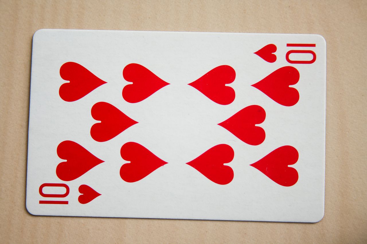 Ten Of Hearts Stock Free