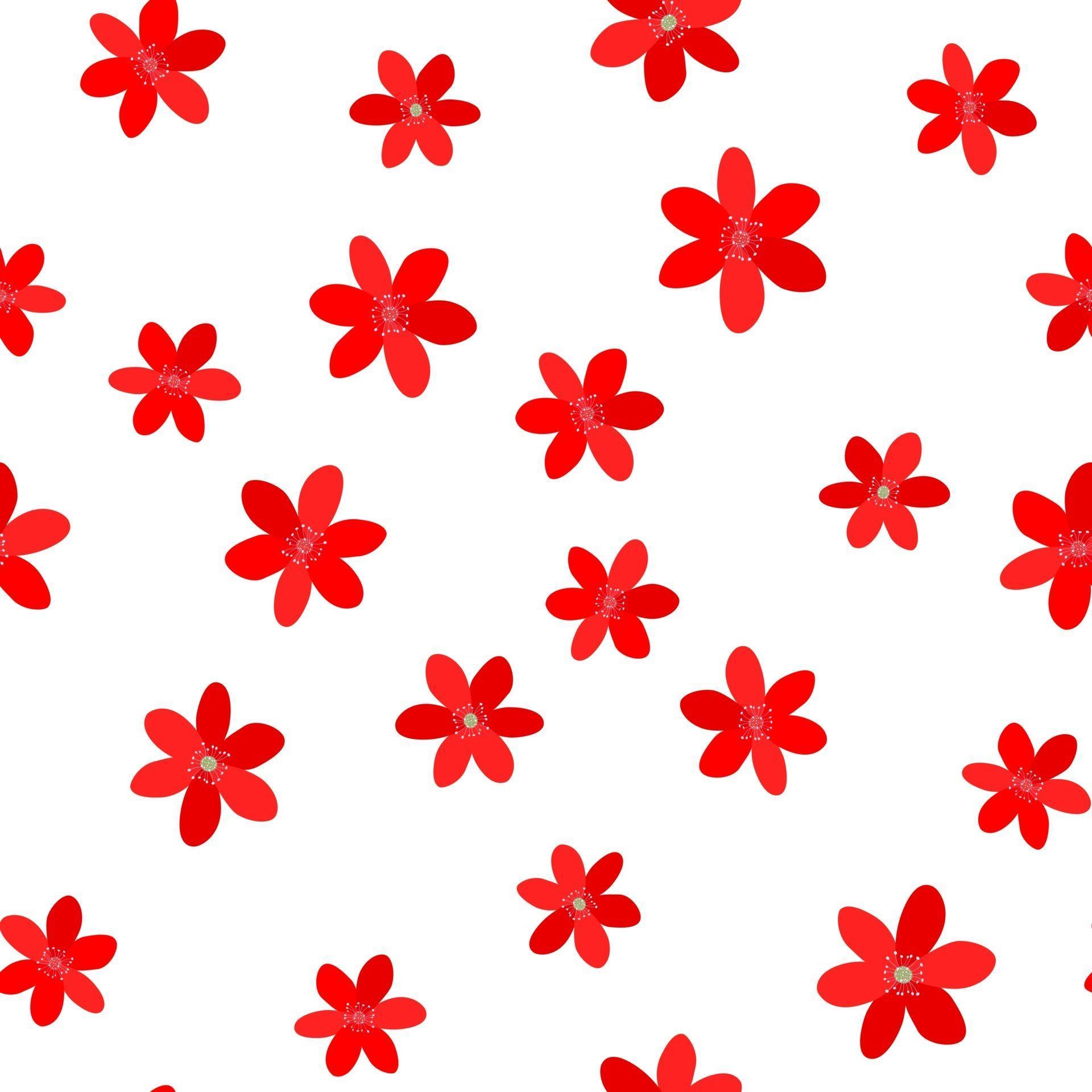 Seamless flower floral pattern Stock Free