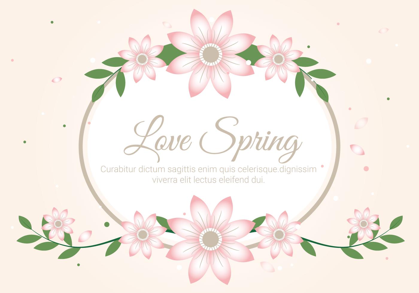 Free Spring Season Decoration Vector Background Stock Free and Free SVG