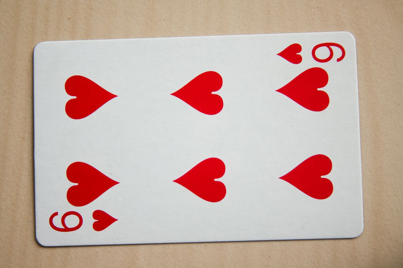 Six Of Hearts Stock Free