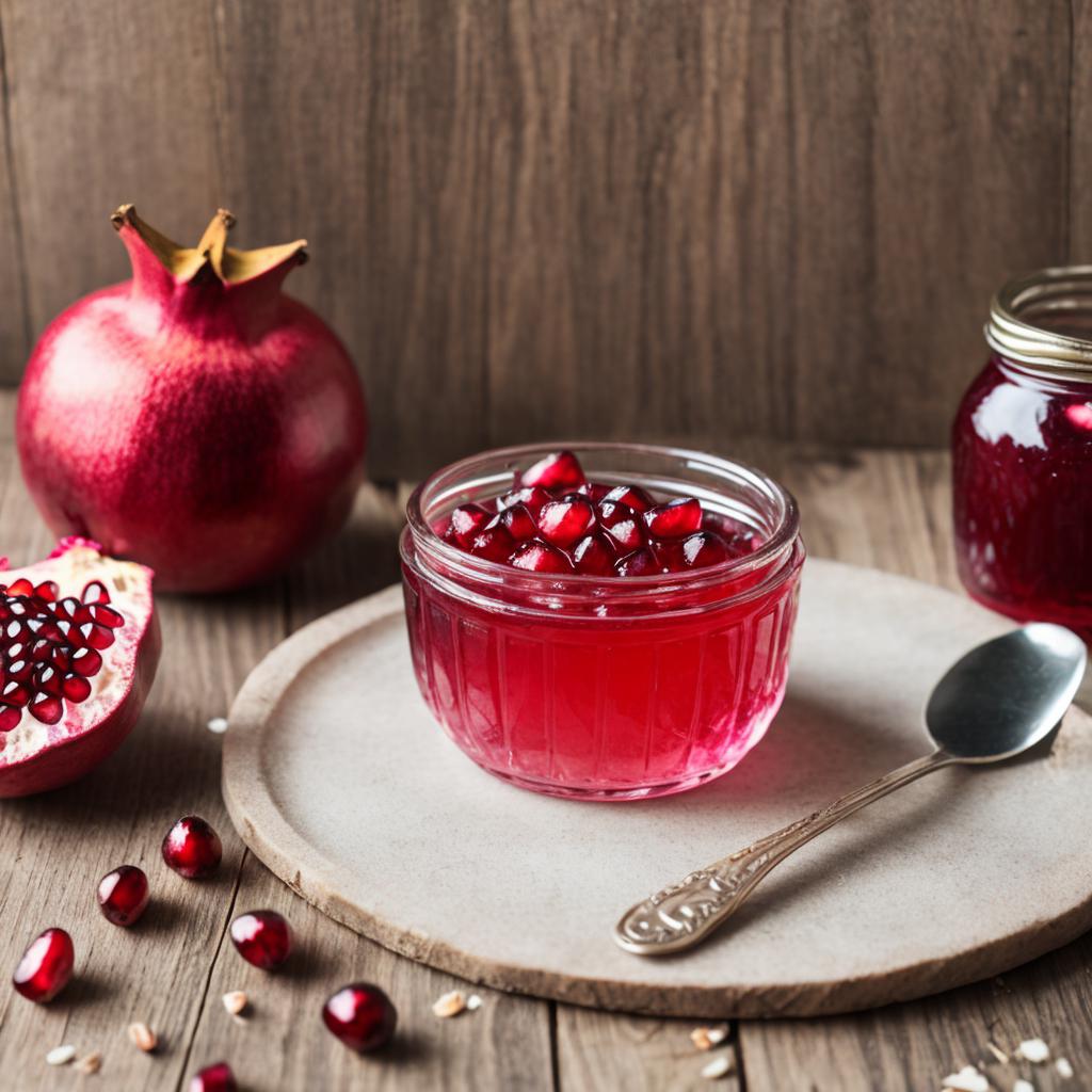 Pomegranate Clove Jelly by by @ai_generated