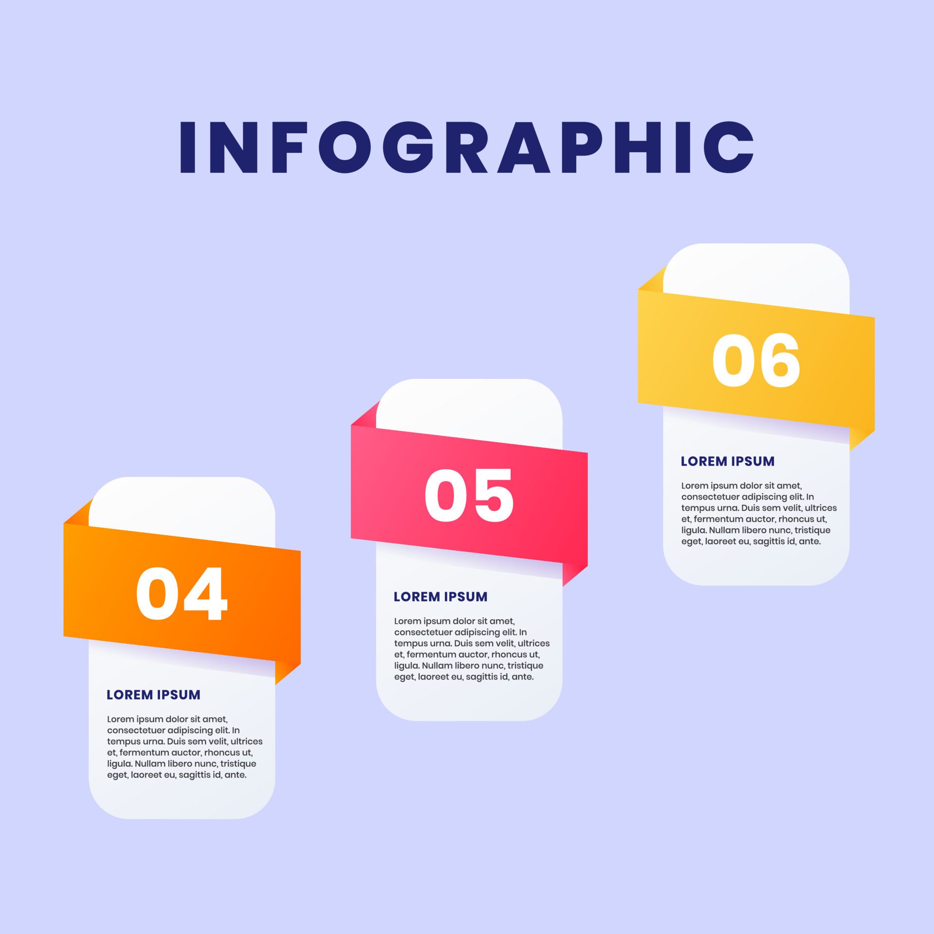 Infographic color gradient with concept business graphic template Free Vector and Free SVG