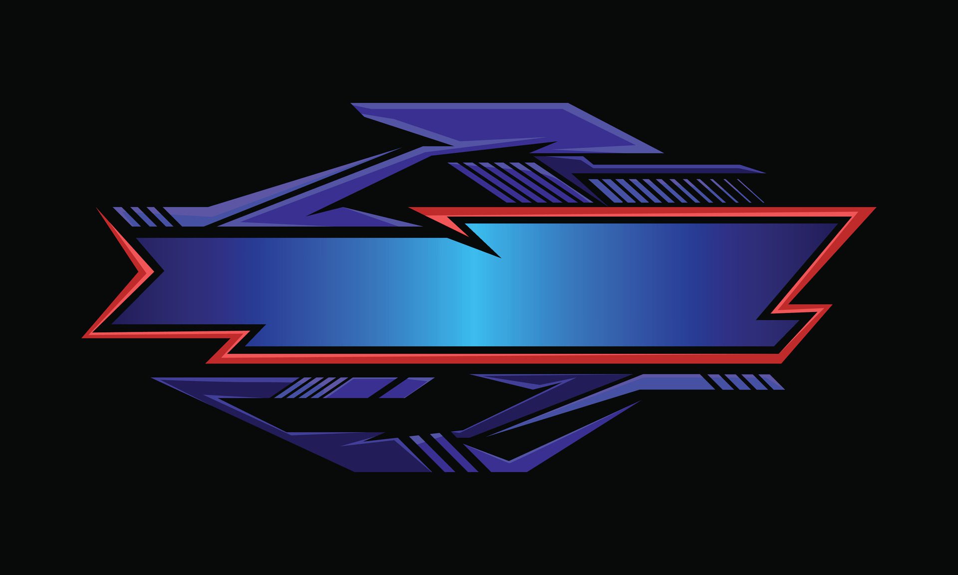 Blank border racing logo. Technology digital banner. Futuristic techno border Free Vector