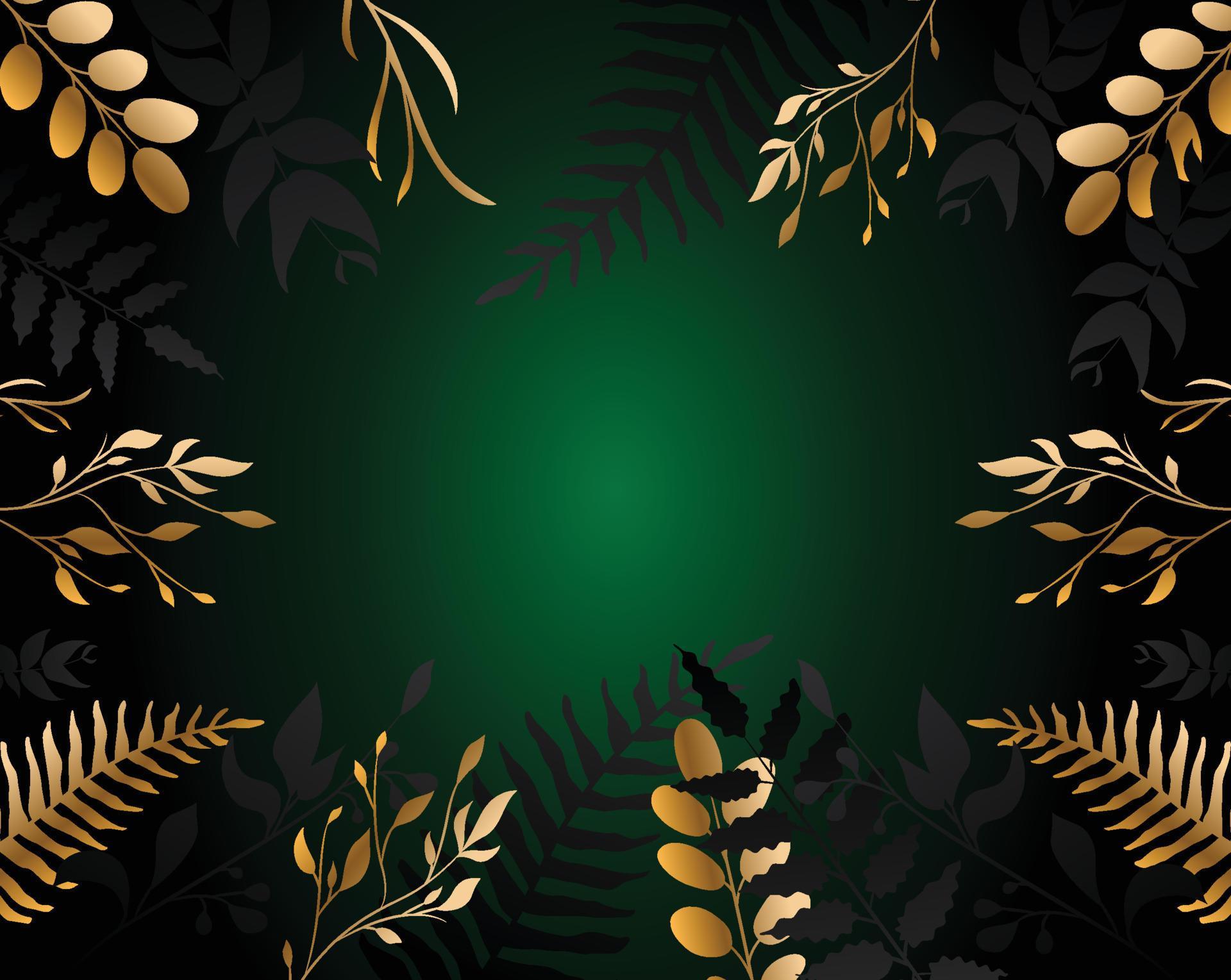 golden flower green background Stock Free and Free SVG