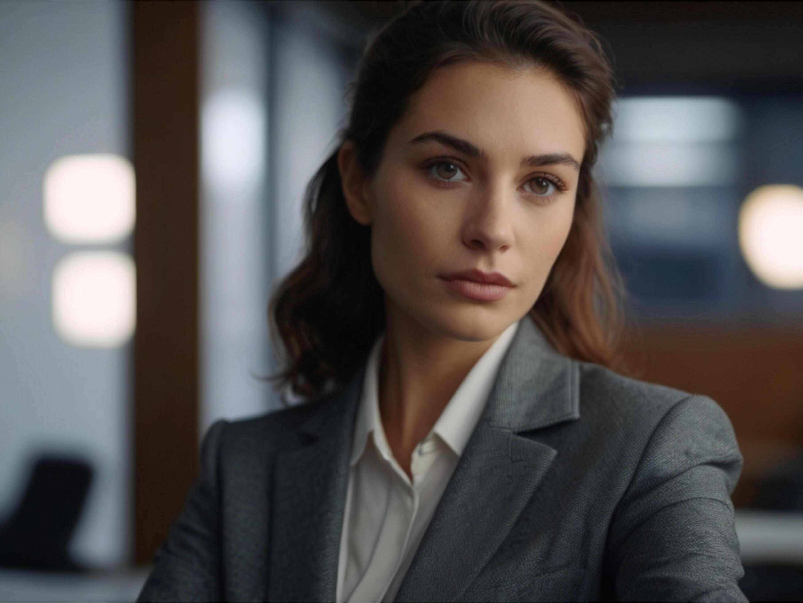 Business Woman in Stylish Suit Stock Free