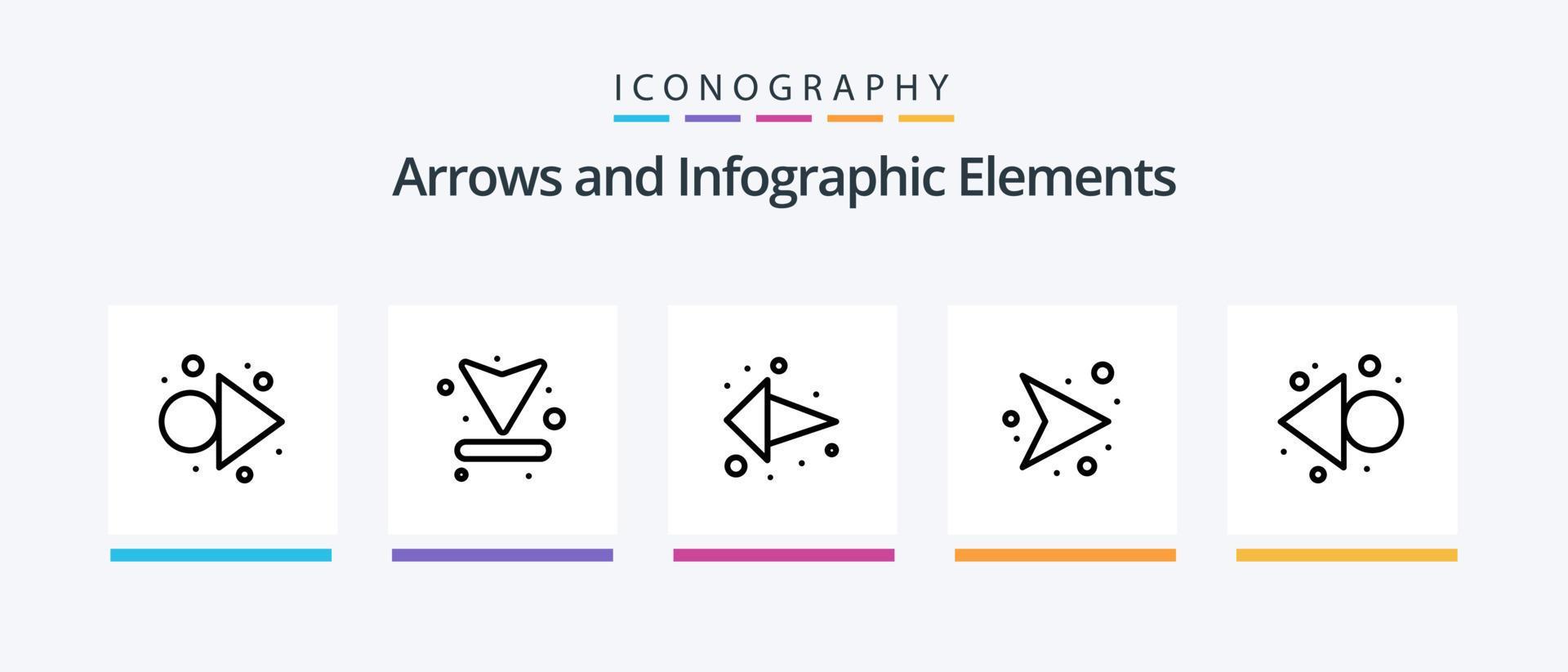 Arrow Line 5 Icon Pack Including . repeat. right. forward. download. Creative Icons Design Stock Free