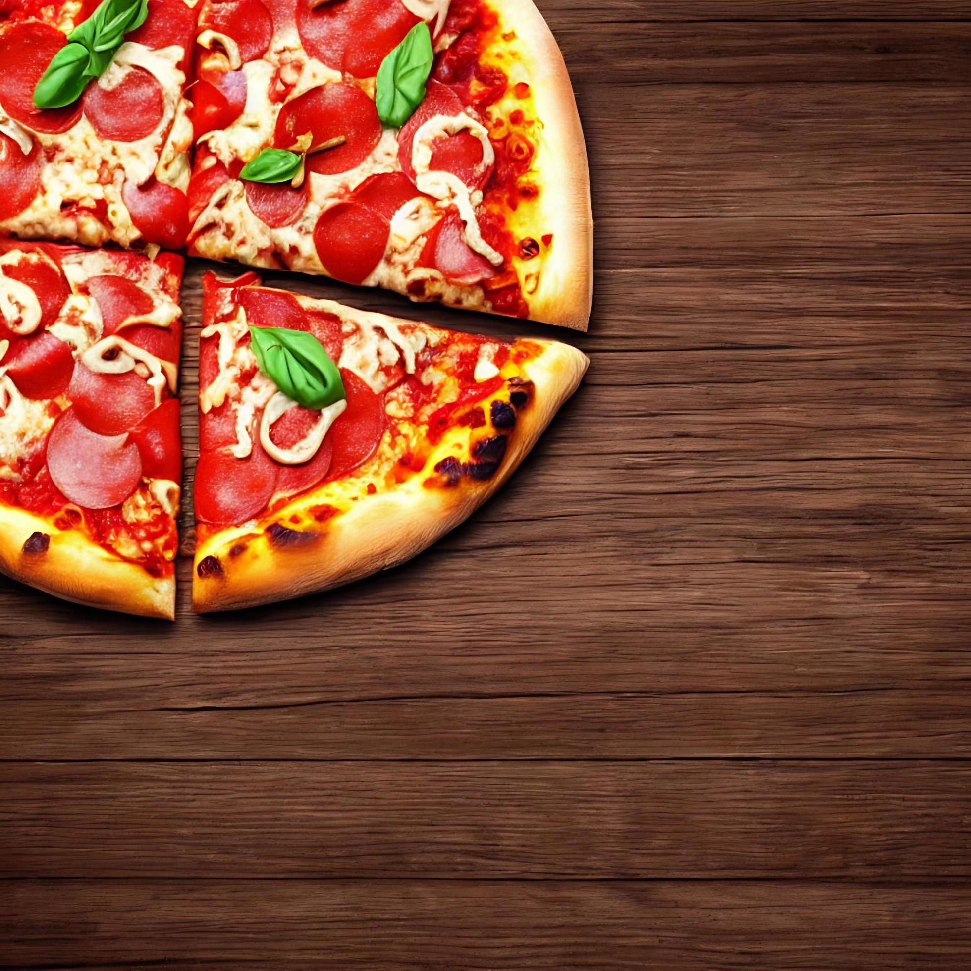 Pizza. Traditional Italian cuisine fast food. Stock Free