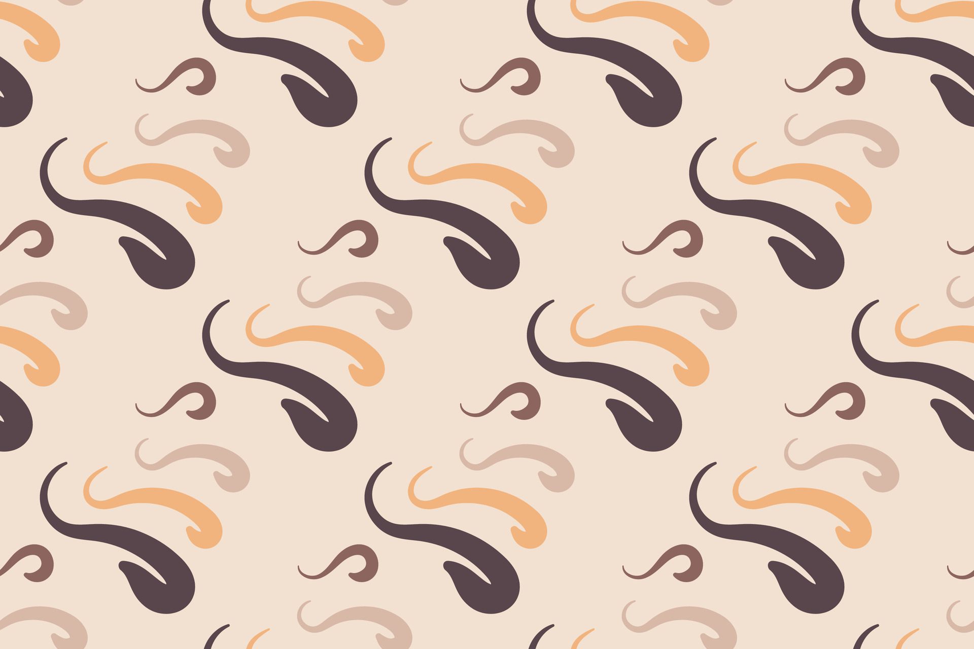 Vector Seamless Abstarct Pattern with brush effect Free Vector