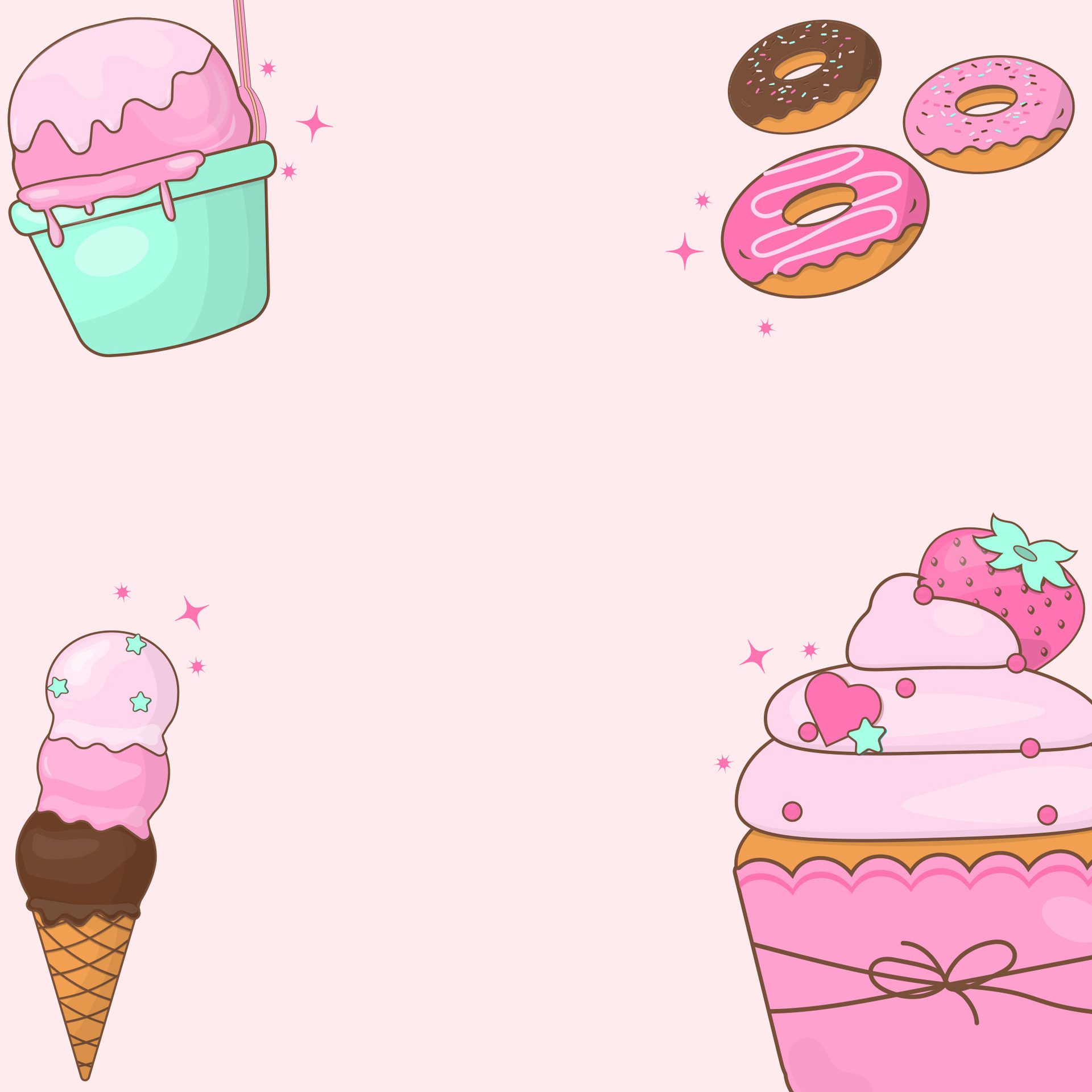 Bakery banner with hand drawn style and copy space Free Vector