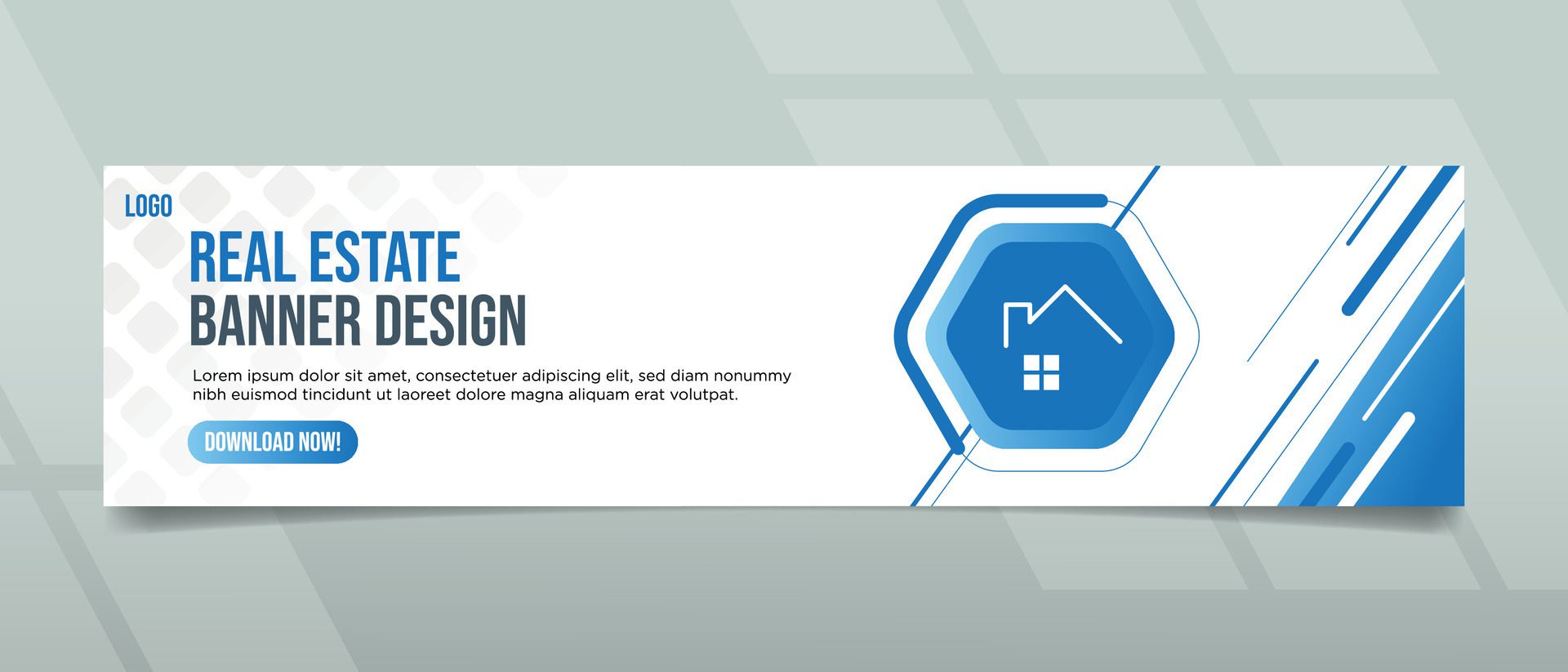 Creative and Simple Modern Style Banner Design Free Vector